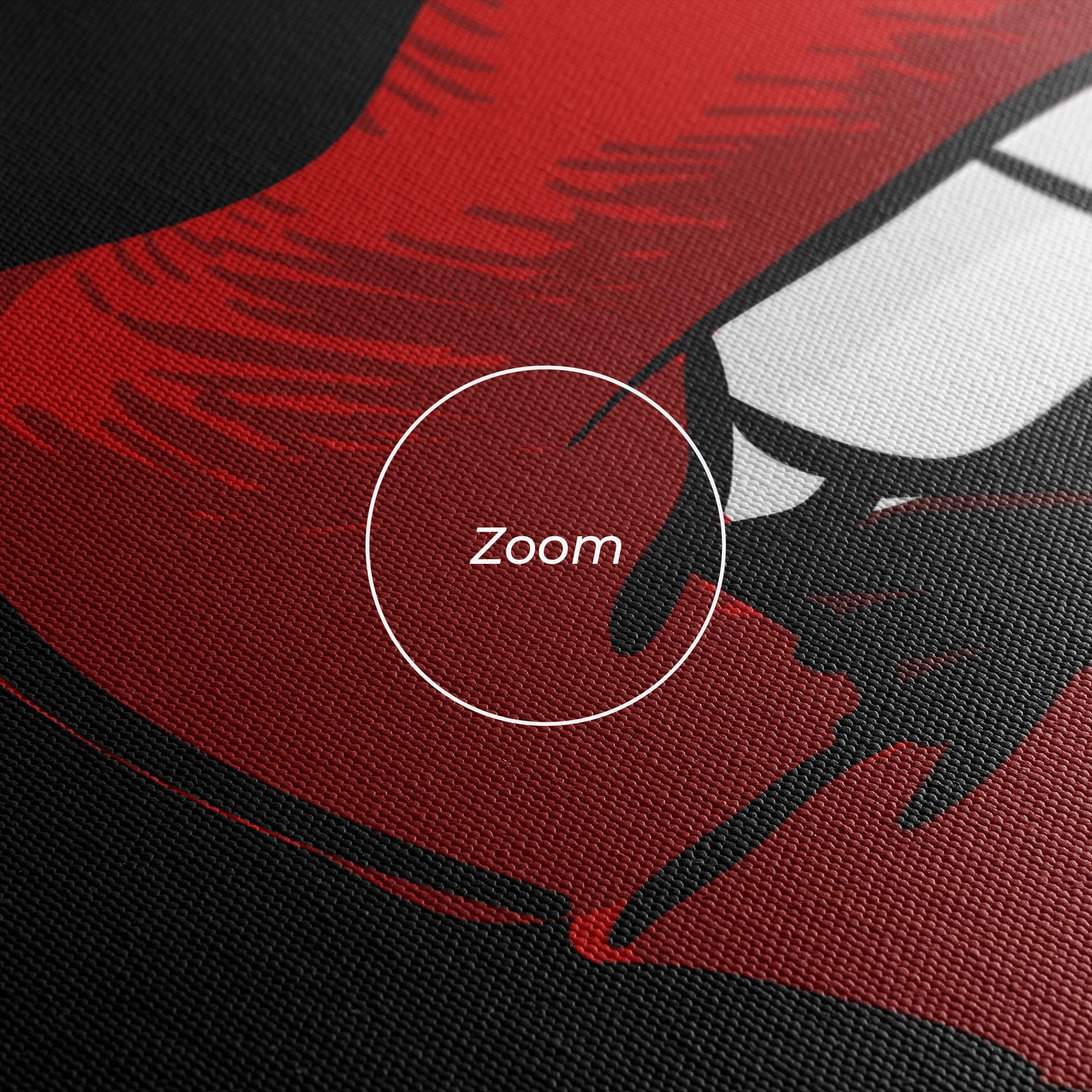 Картина на платно Pop Red Lips mockup 3