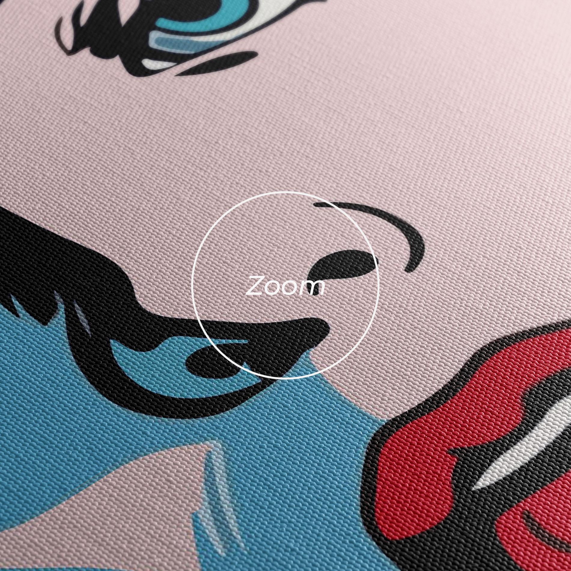 Картина на платно Pop Woman Art mockup 3