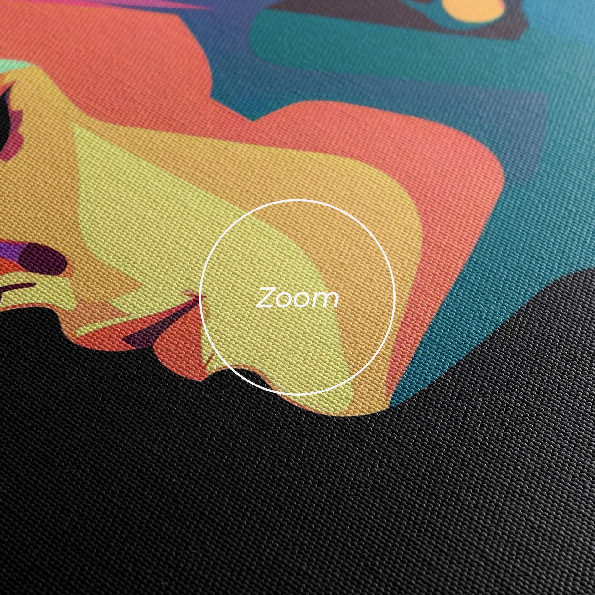 Картина на платно Worm Pop Light mockup 3