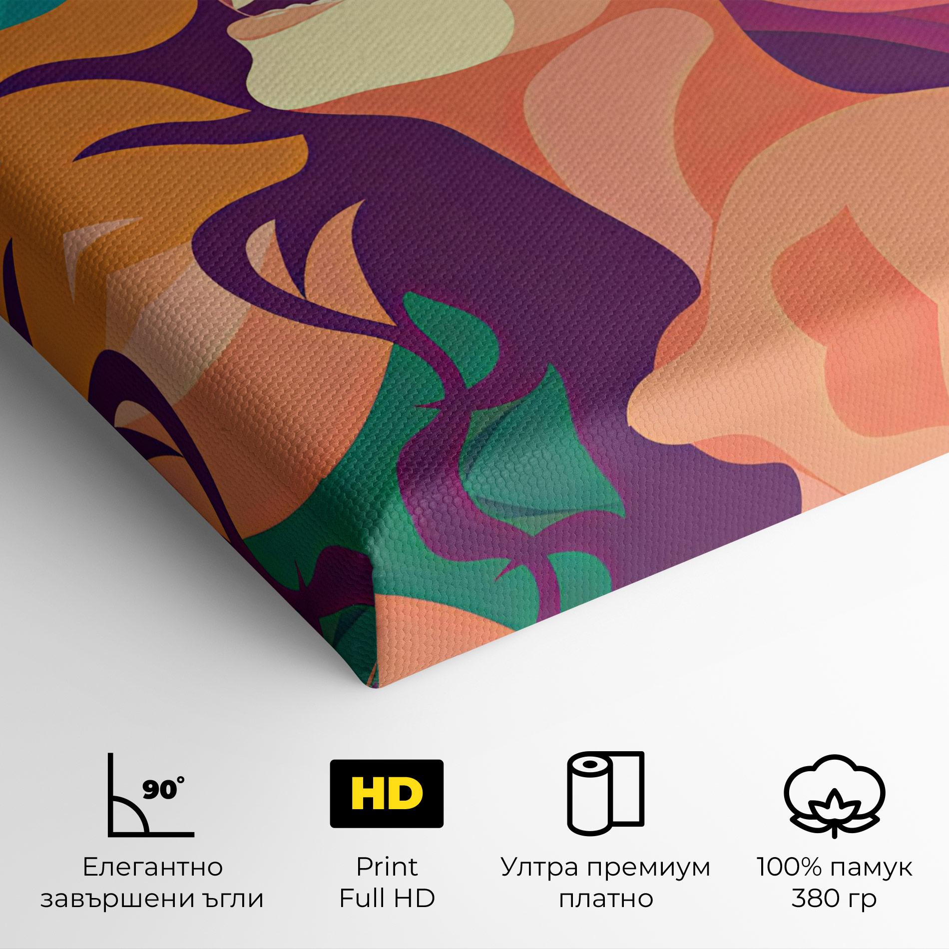 Картина на платно Pink Pop Hair mockup 4