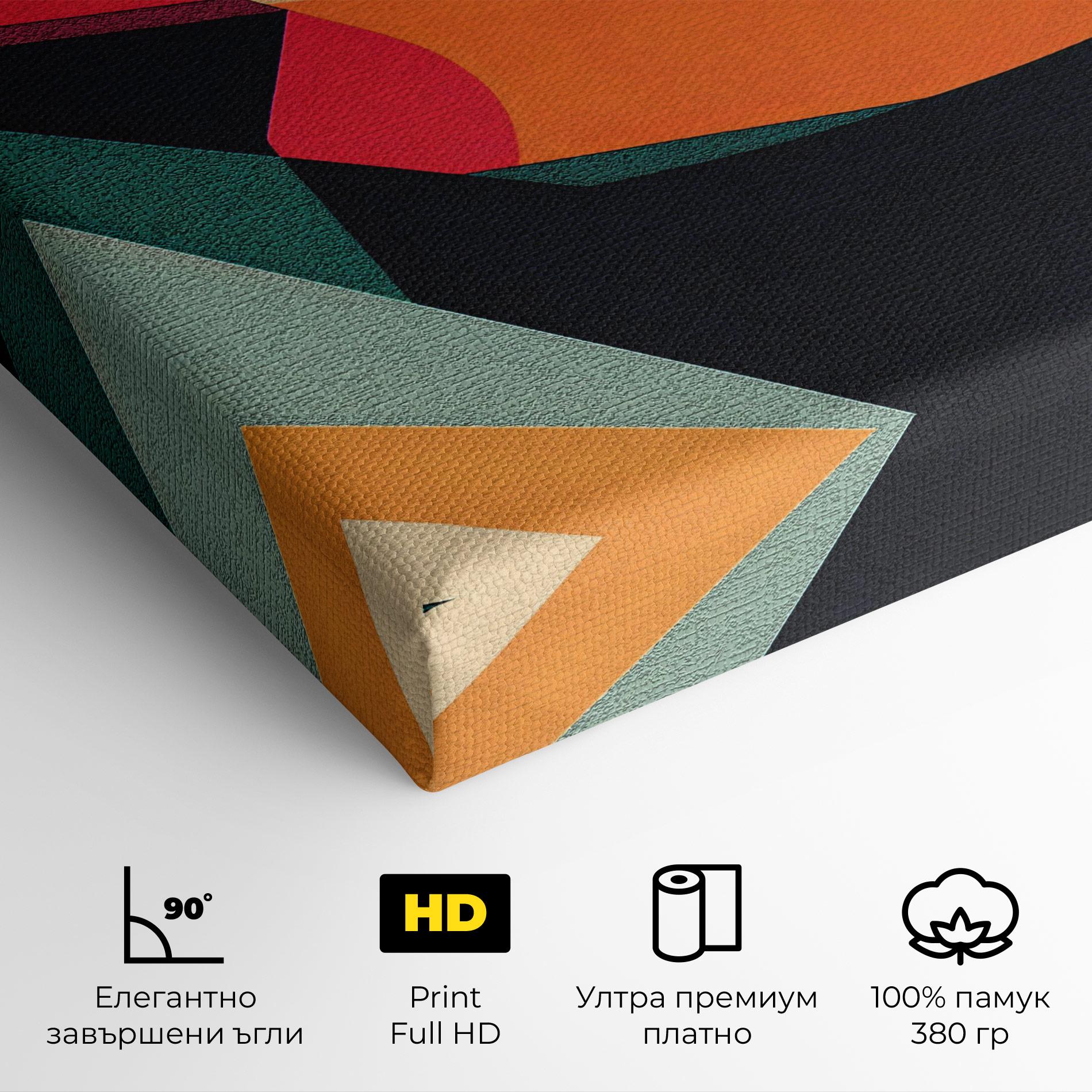 Картина на платно Pop Art Lips mockup 4