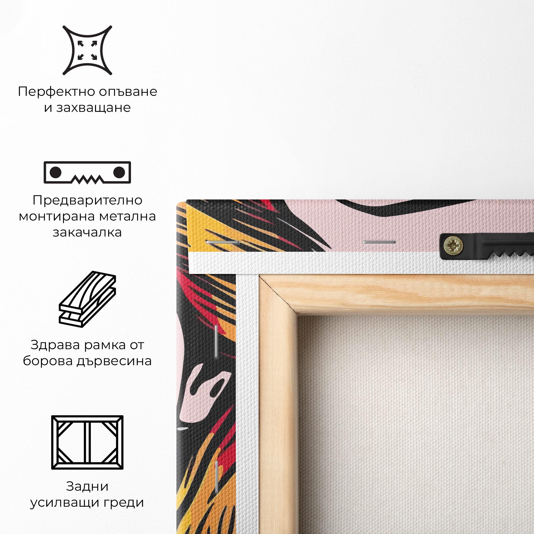 Картина на платно Pop Woman Art mockup 5
