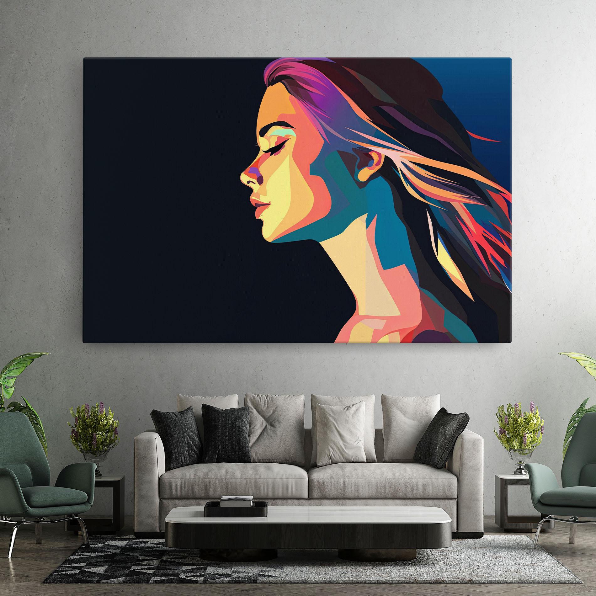 Картина на платно Worm Pop Light mockup 7