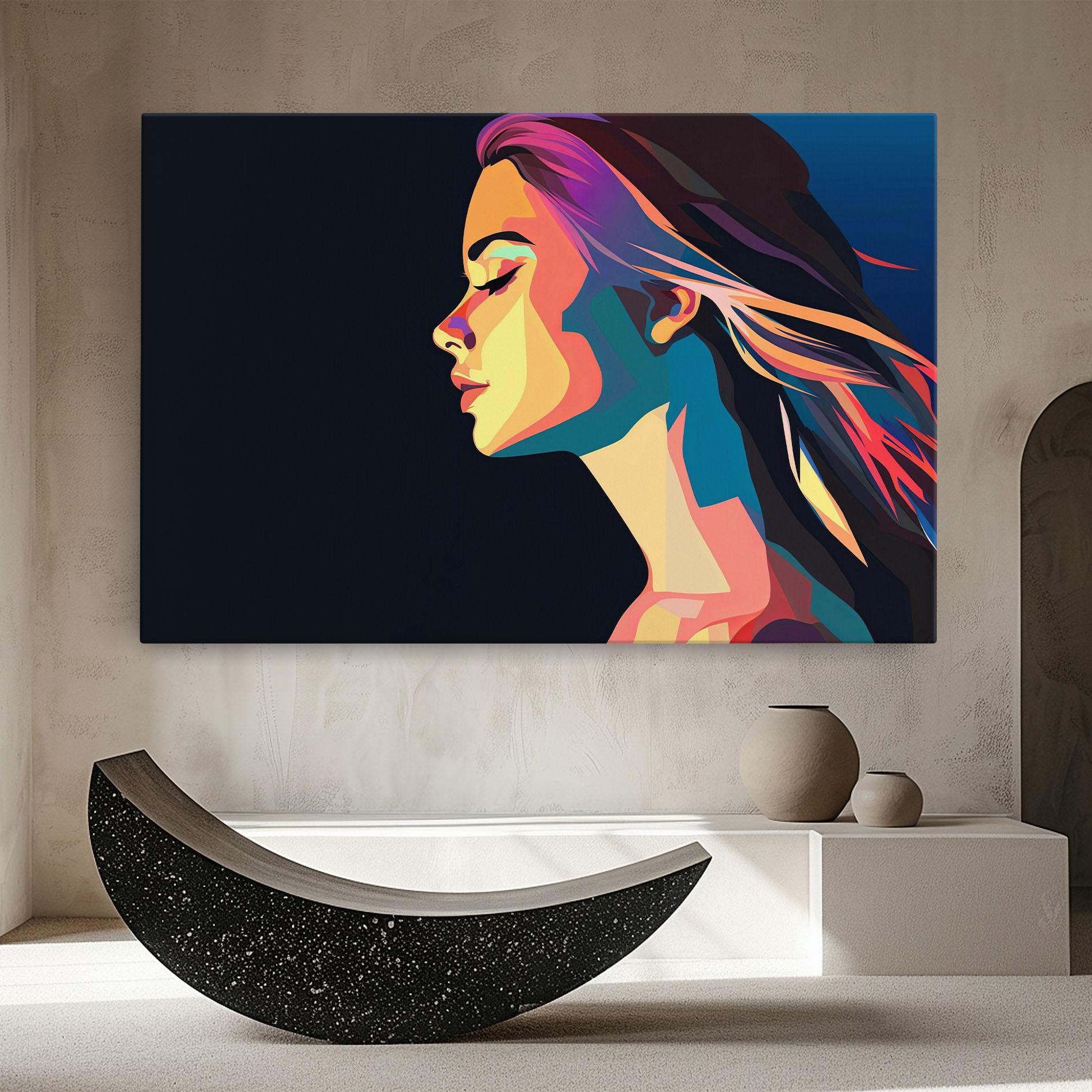 Картина на платно Worm Pop Light mockup 8