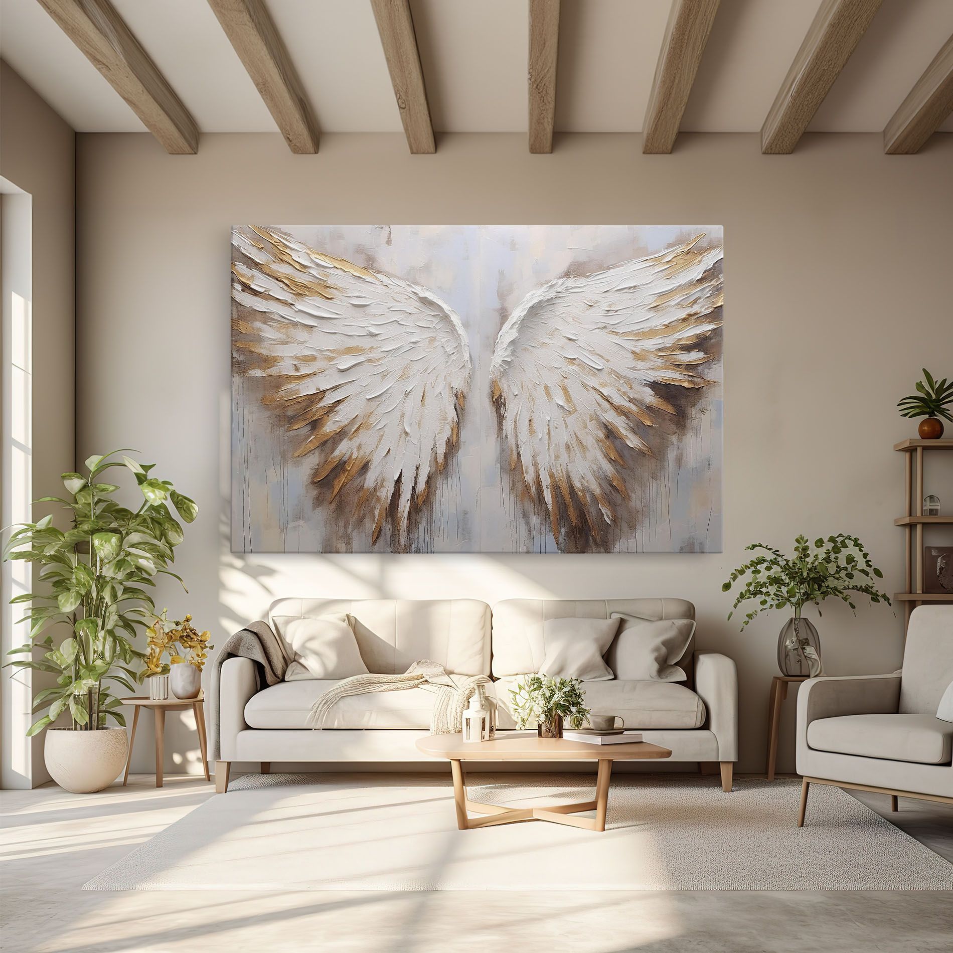 Картина на платно White Angel Wings
