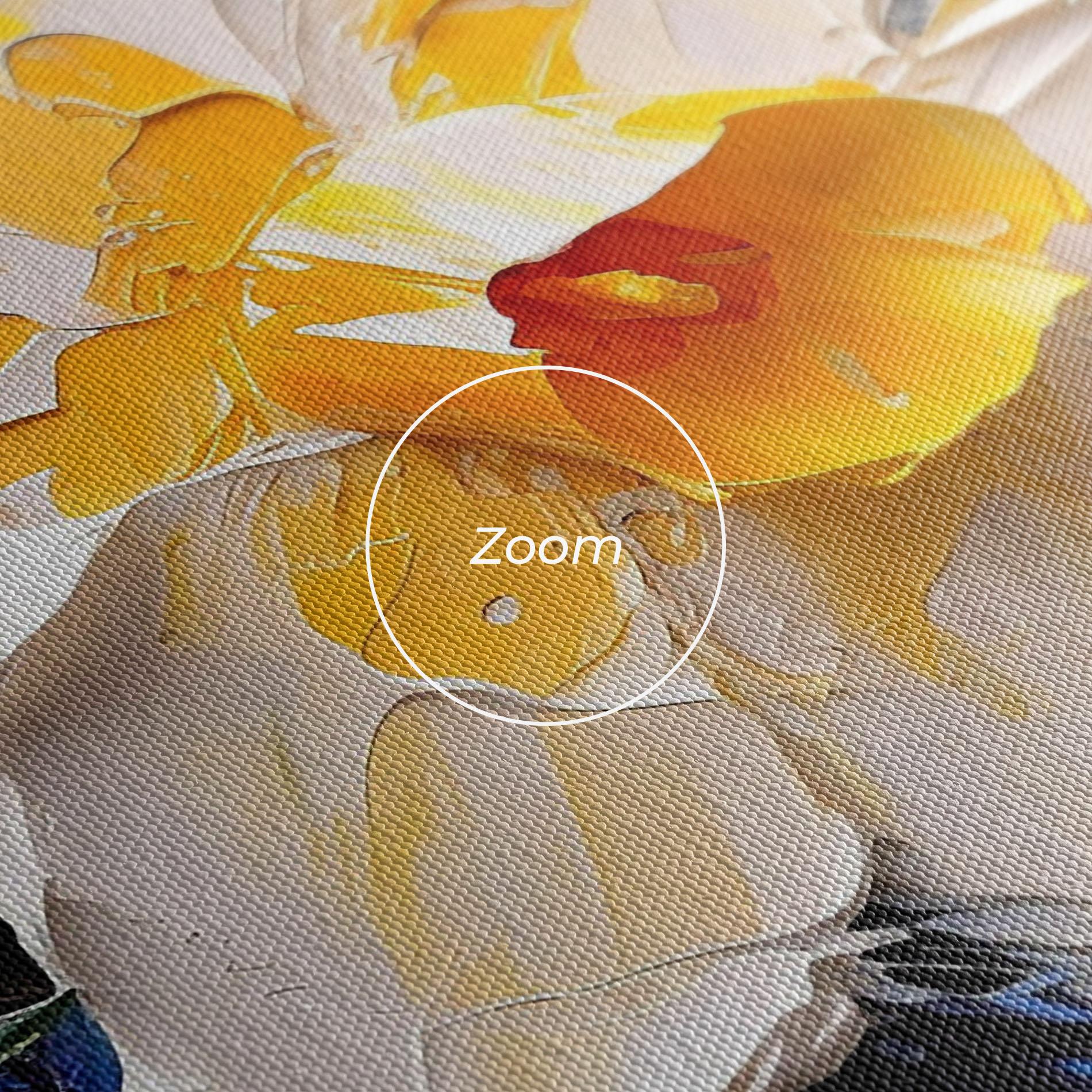 Картина на платно Abstract Flower Art mockup 3