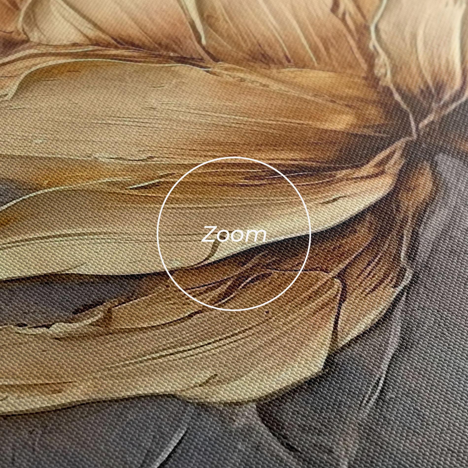 Картина на платно Cream Rose On Blue mockup 3