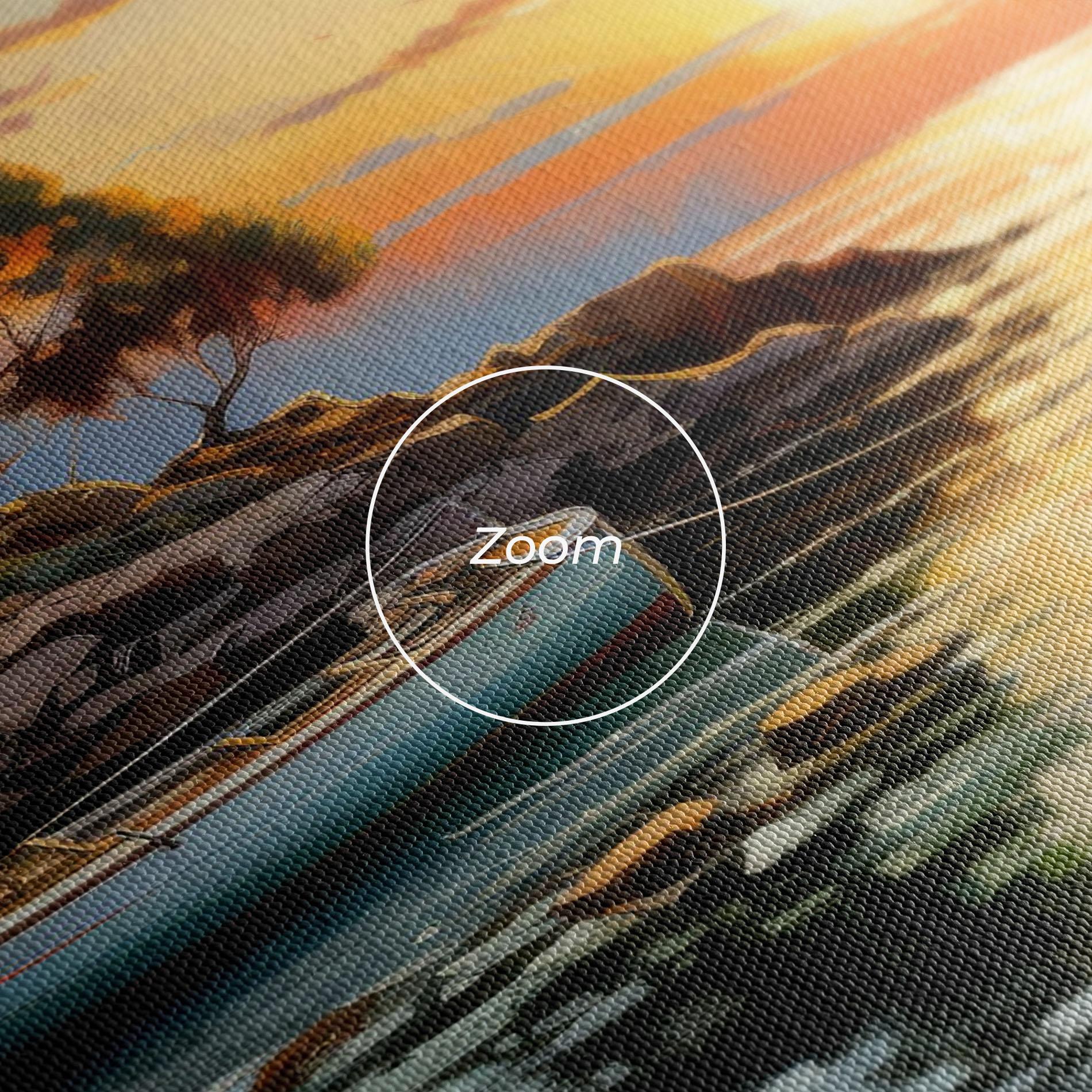 Картина на платно Sunset Sea Art mockup 3