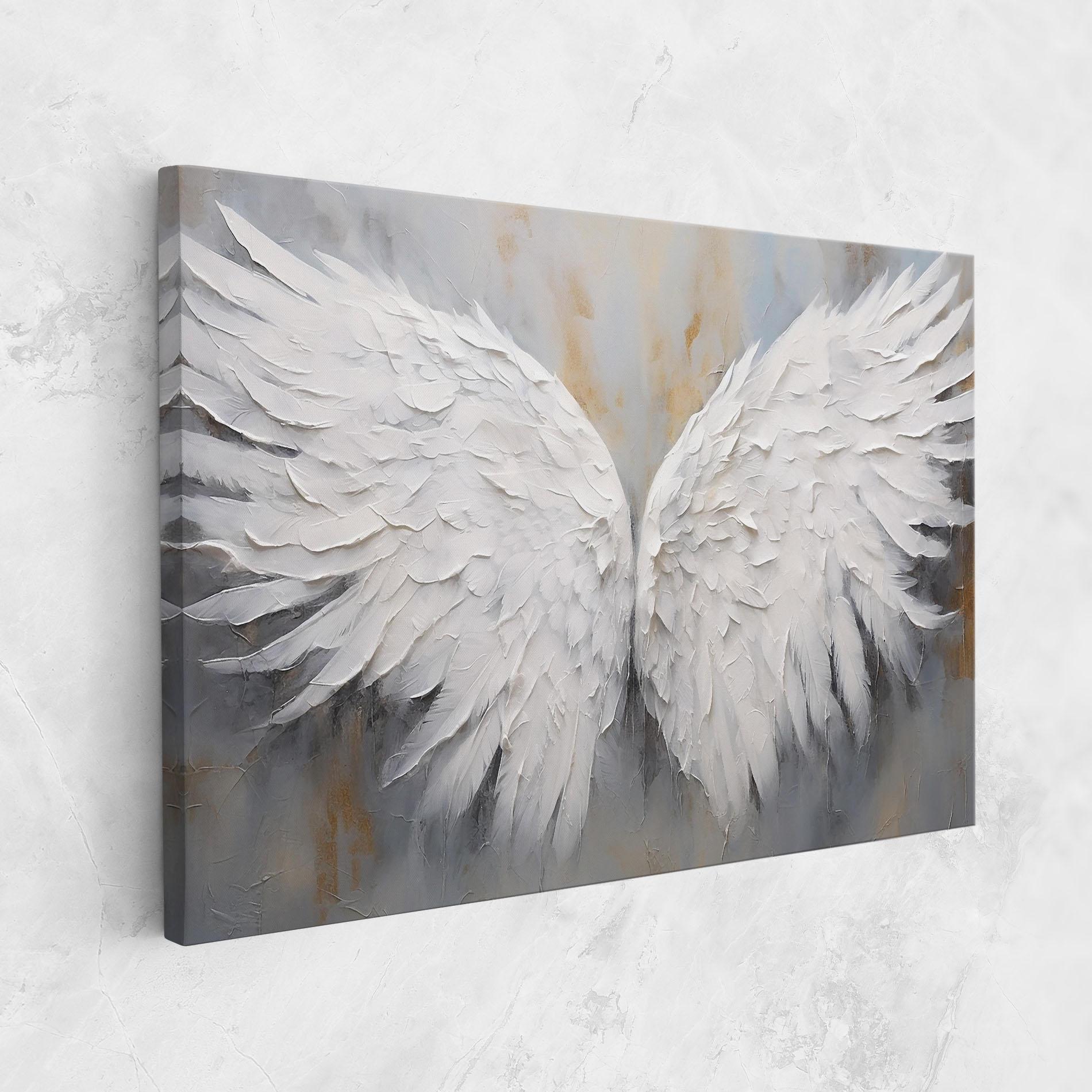 Картина на платно Pretty Angel Wings mockup 1