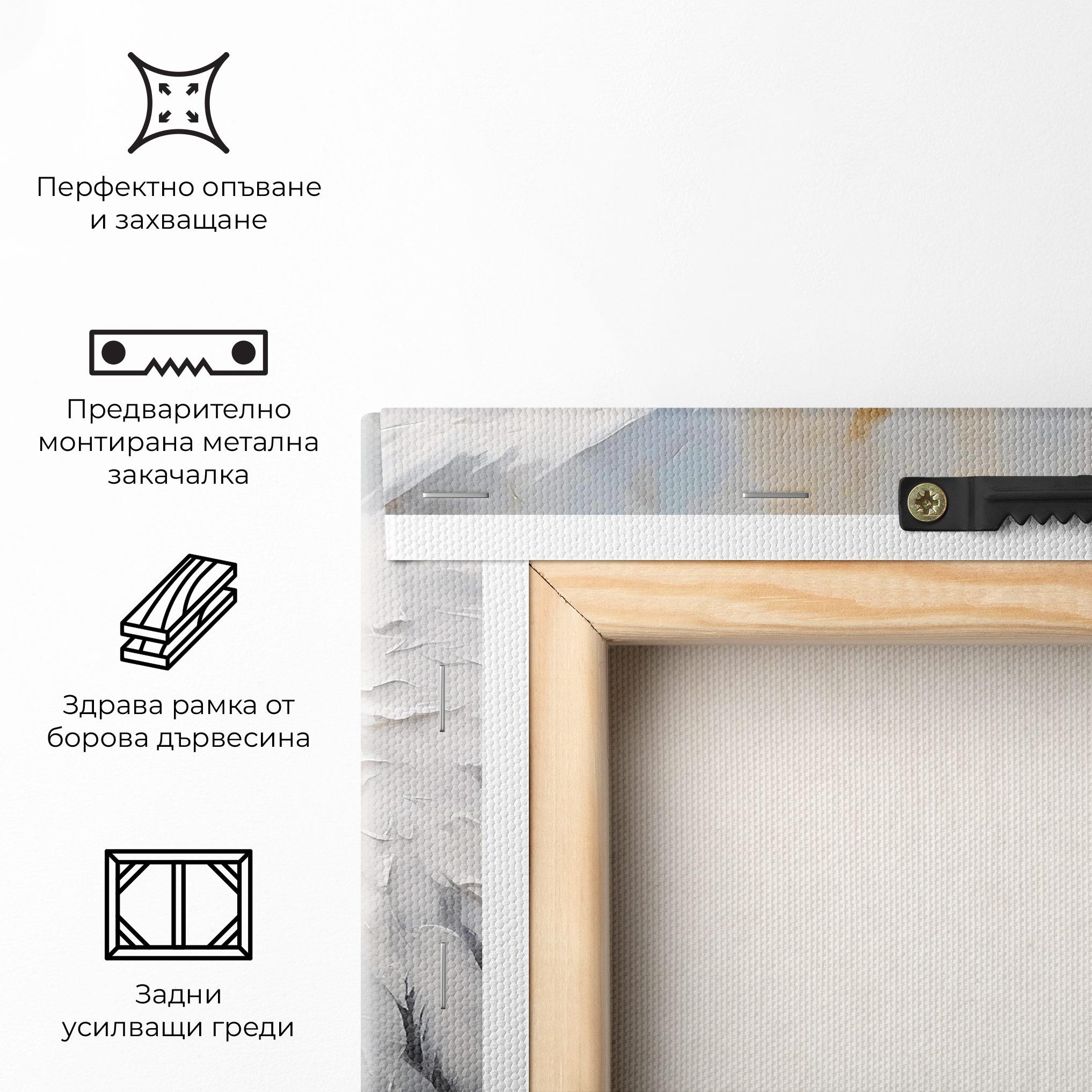 Картина на платно Pretty Angel Wings mockup 5