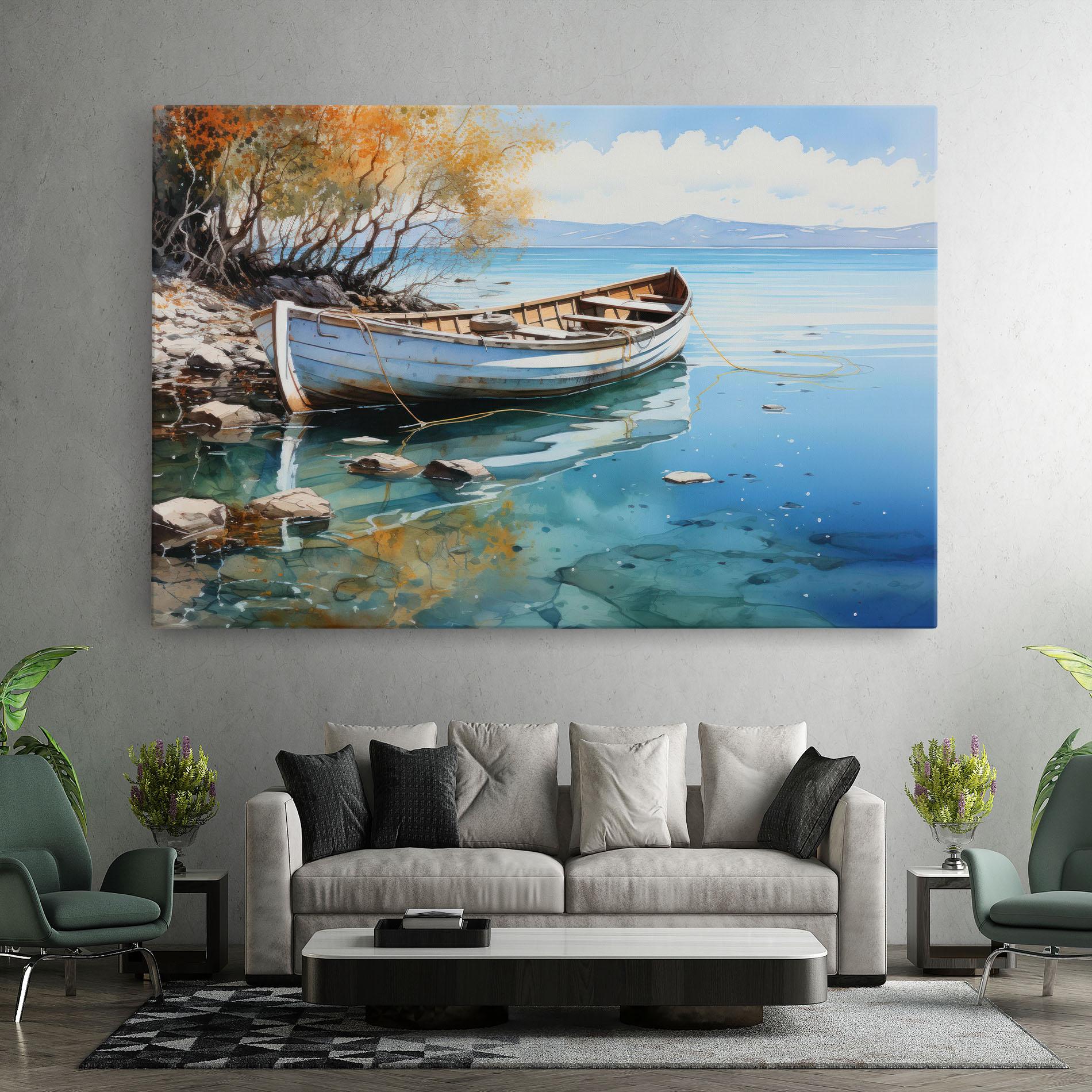 Картина на платно Sailing Boat mockup 7