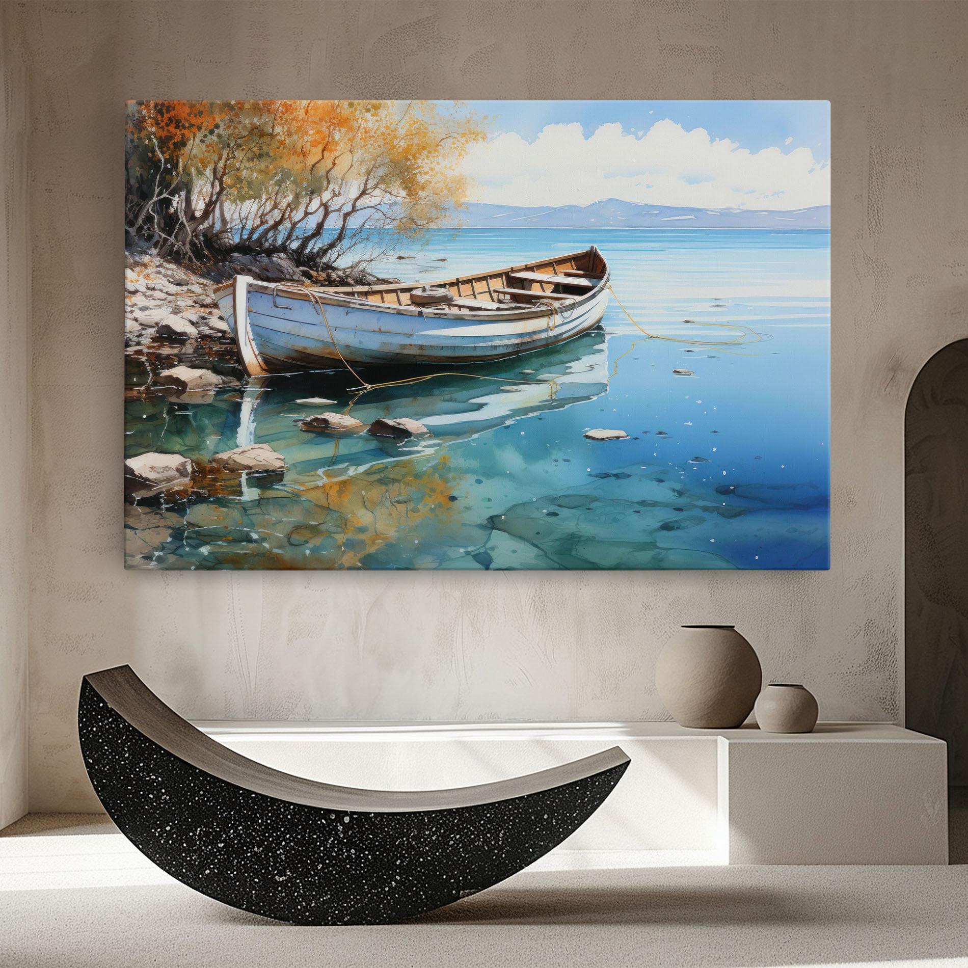 Картина на платно Sailing Boat mockup 8