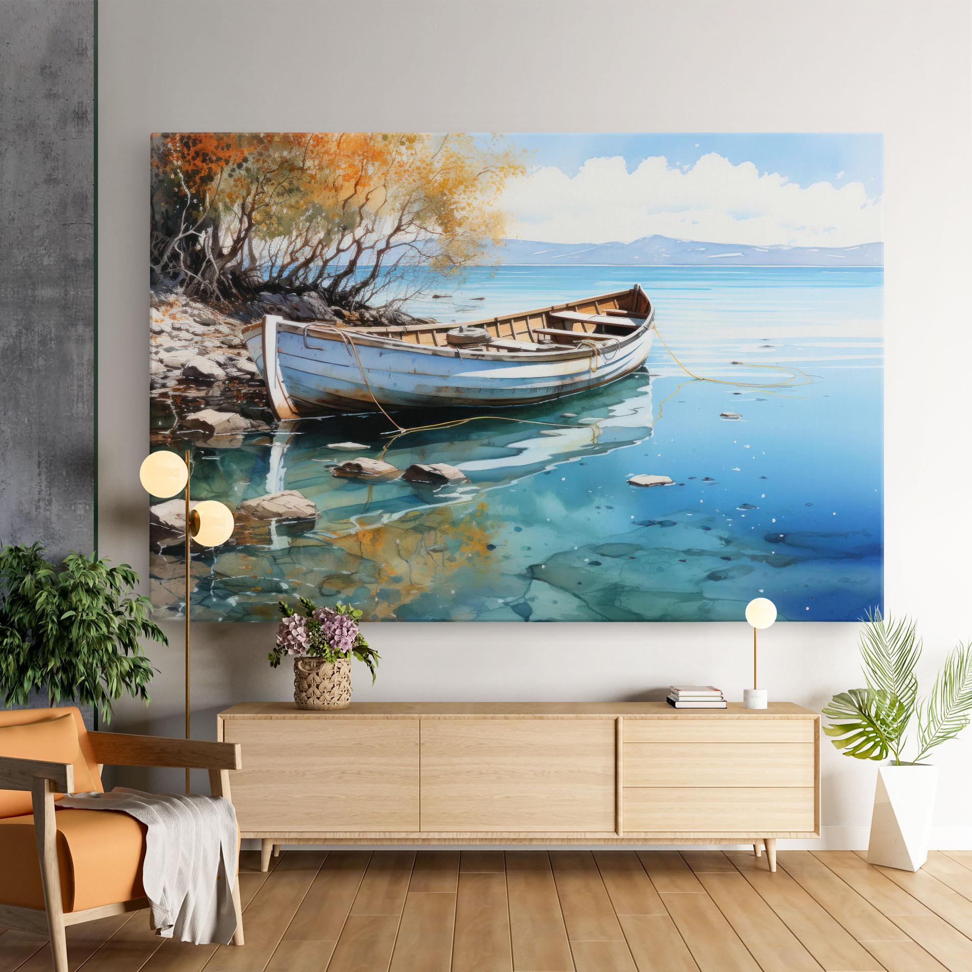 Картина на платно Sailing Boat mockup 9