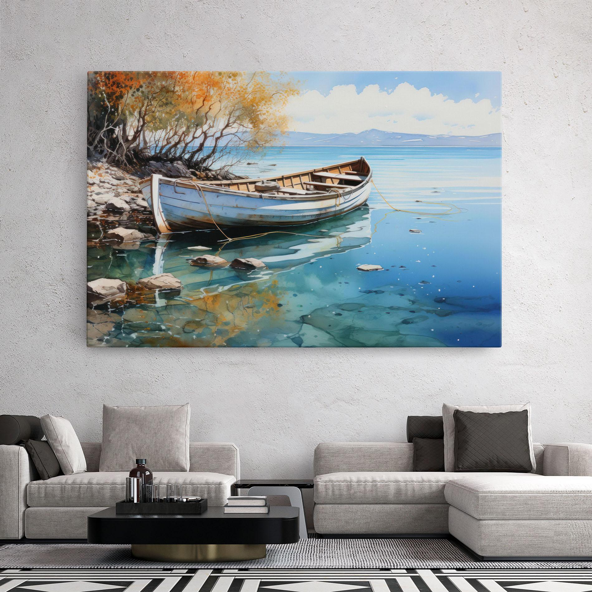 Картина на платно Sailing Boat mockup 2