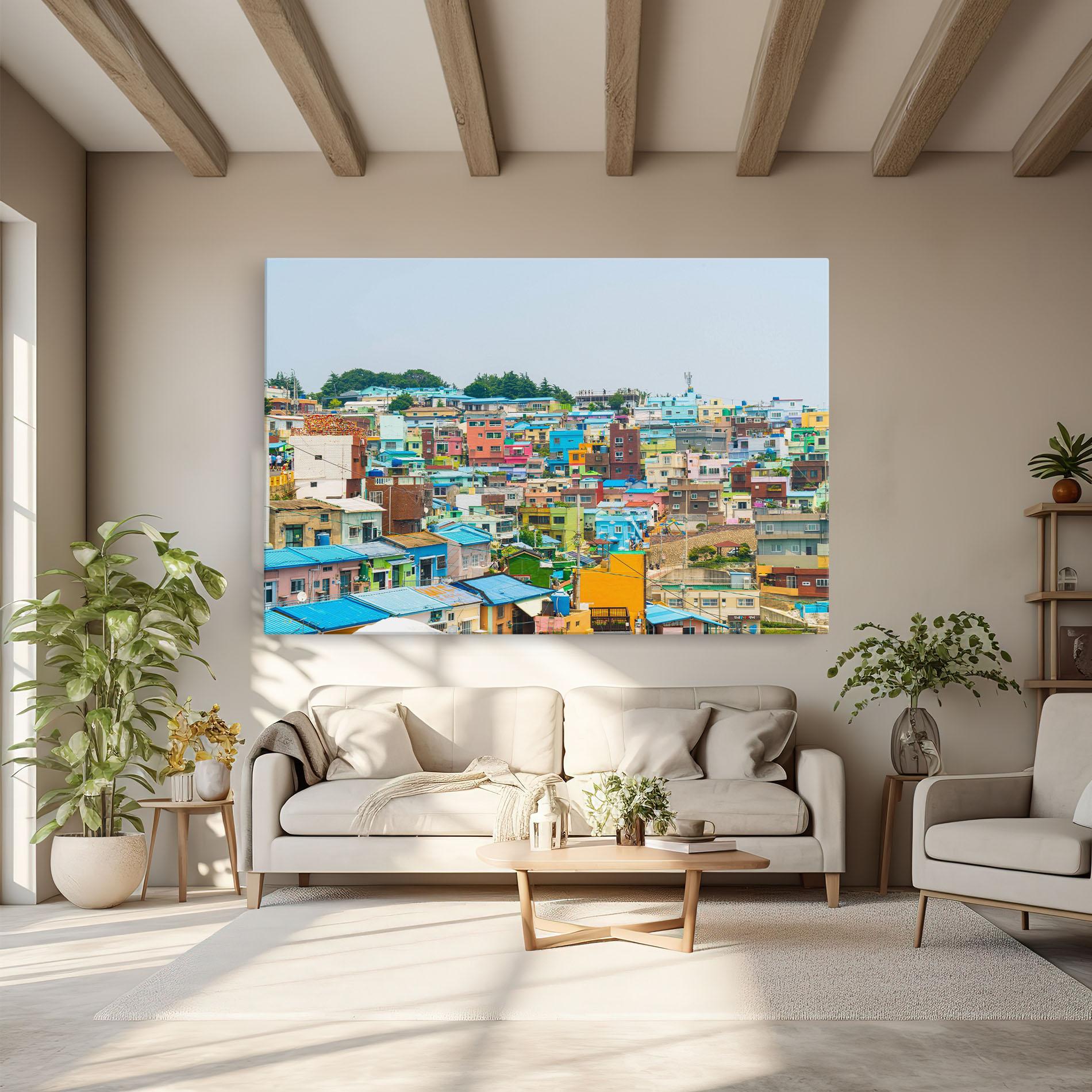 Картина на платно Gamcheon Culture mockup 6