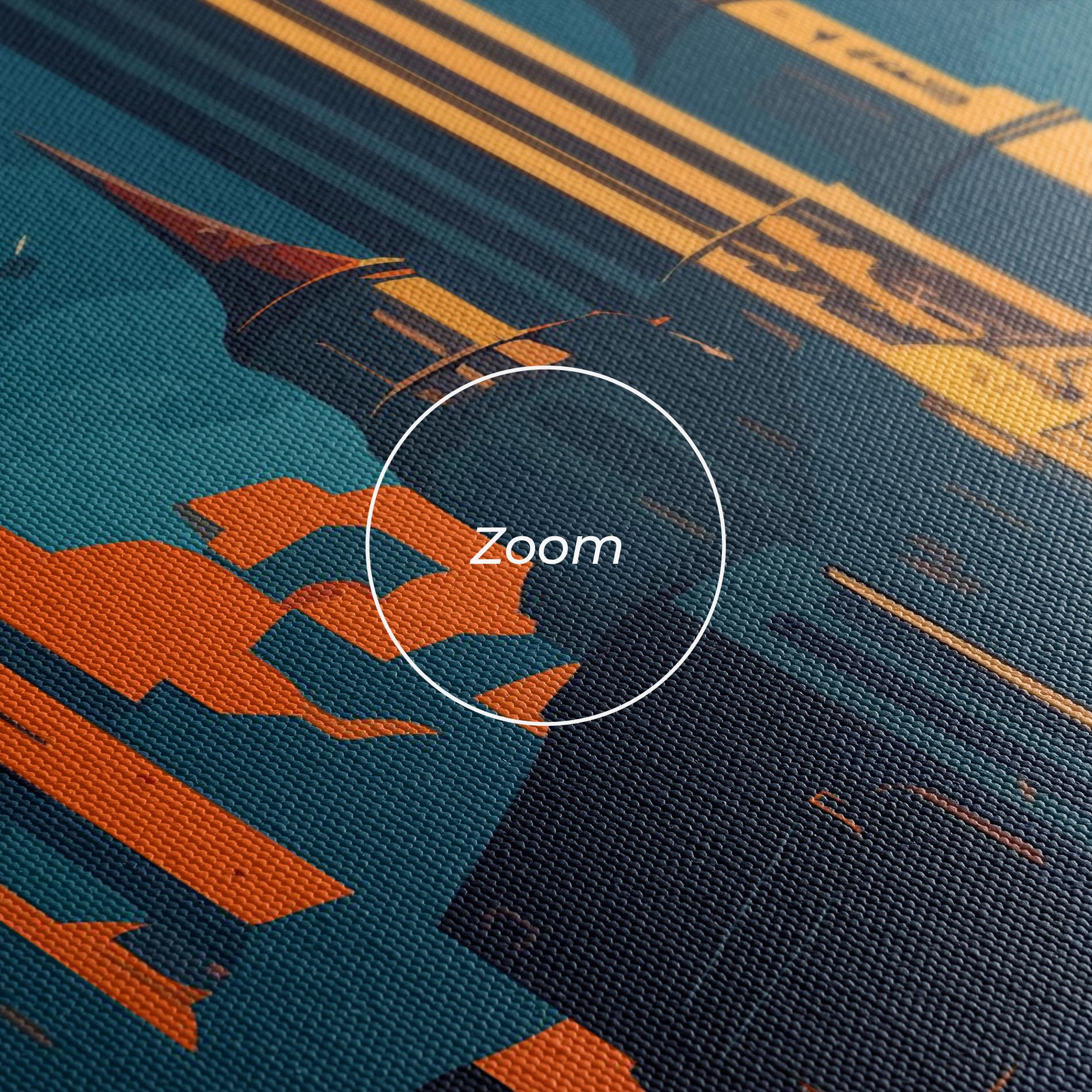 Картина на платно African Tower mockup 3