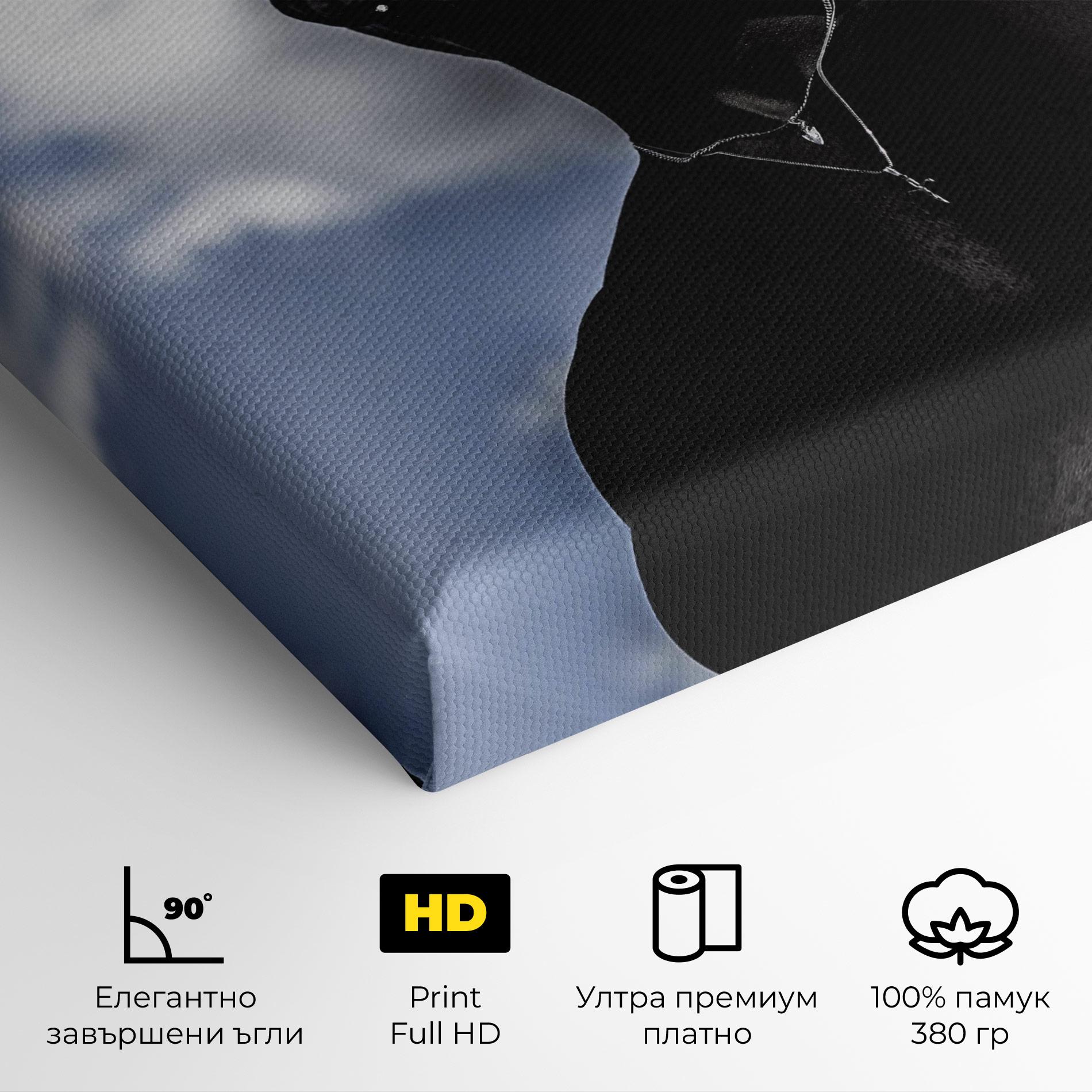 Картина на платно African Blue Sky mockup 4