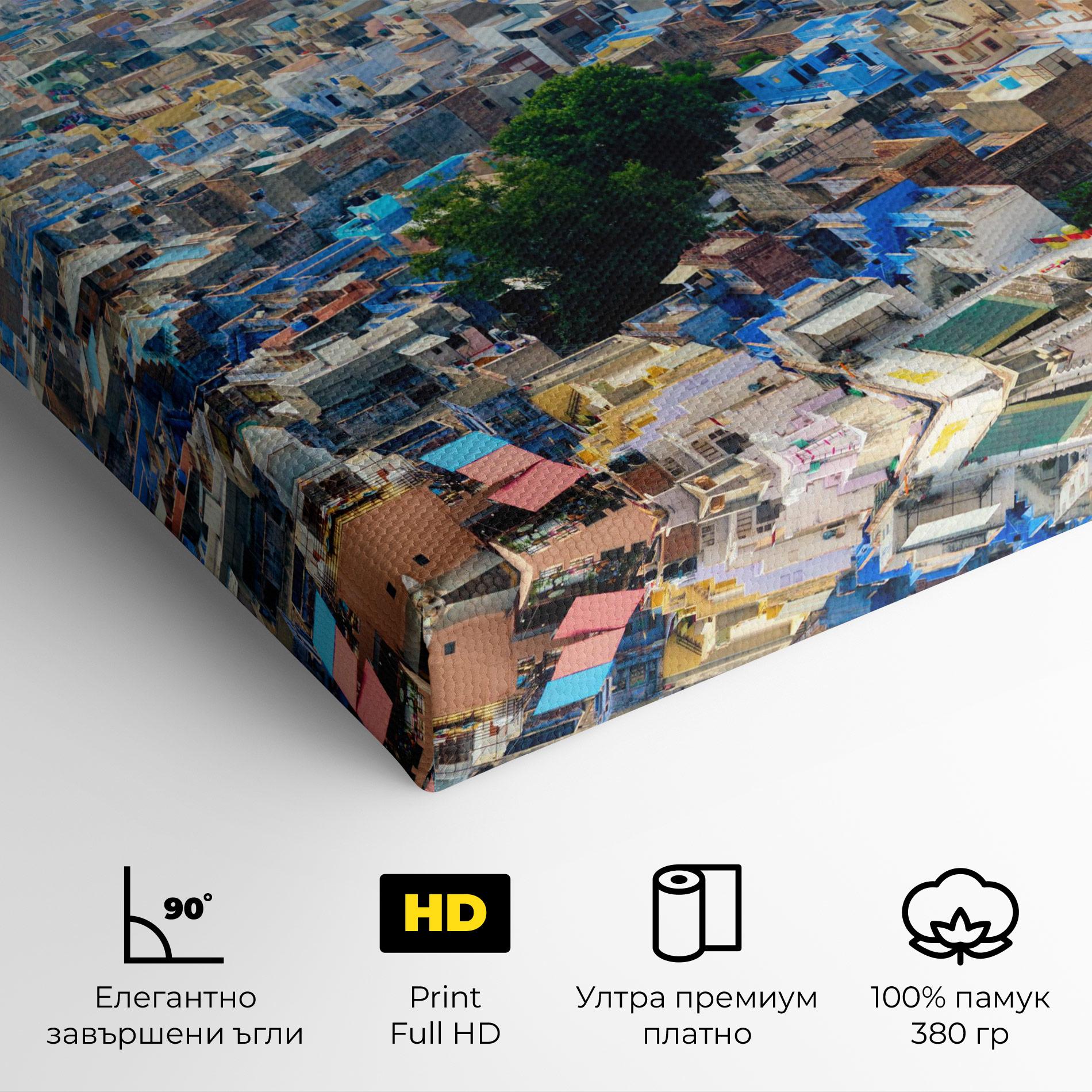 Картина на платно Rajasthan India Buildings mockup 4