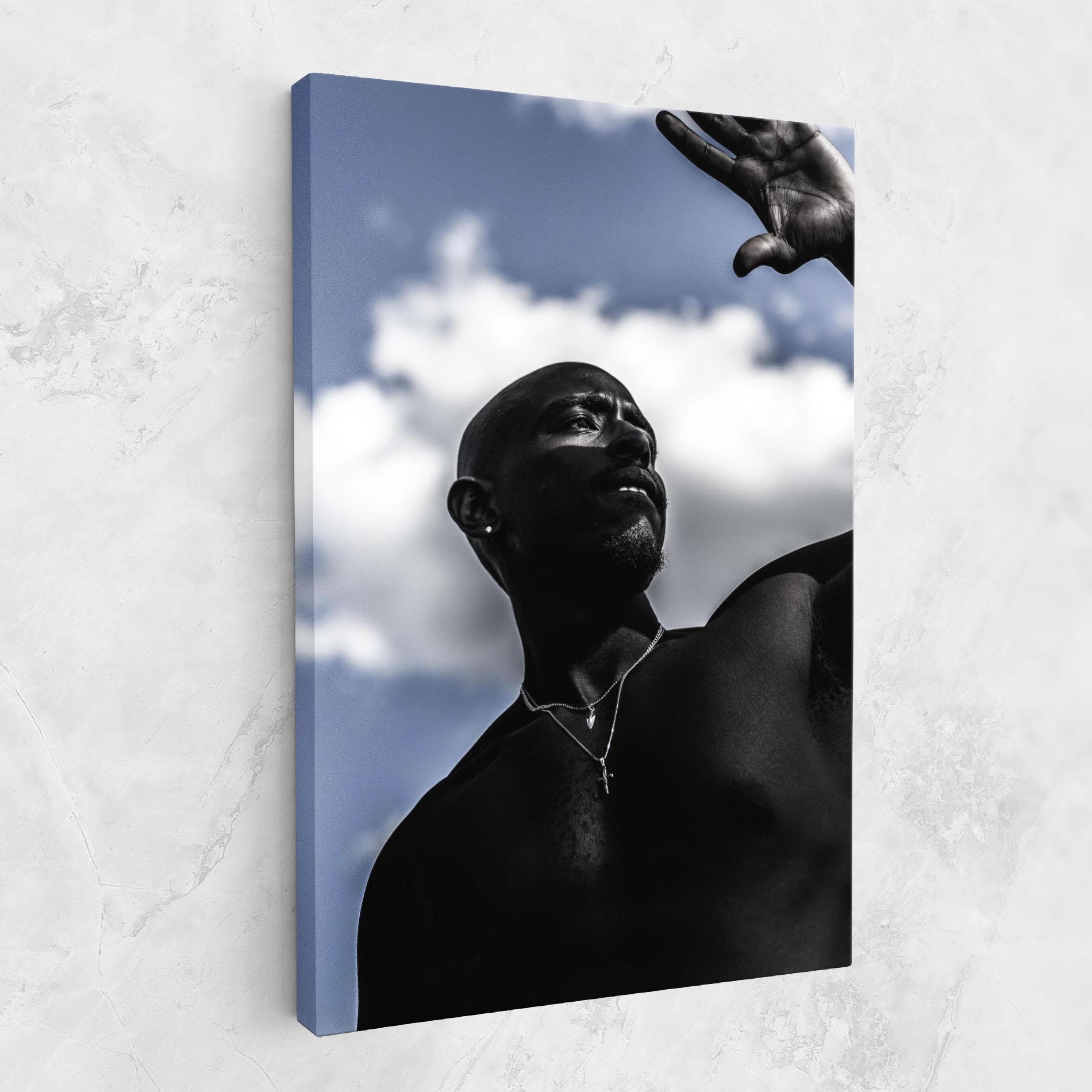 Картина на платно African Blue Sky mockup 1