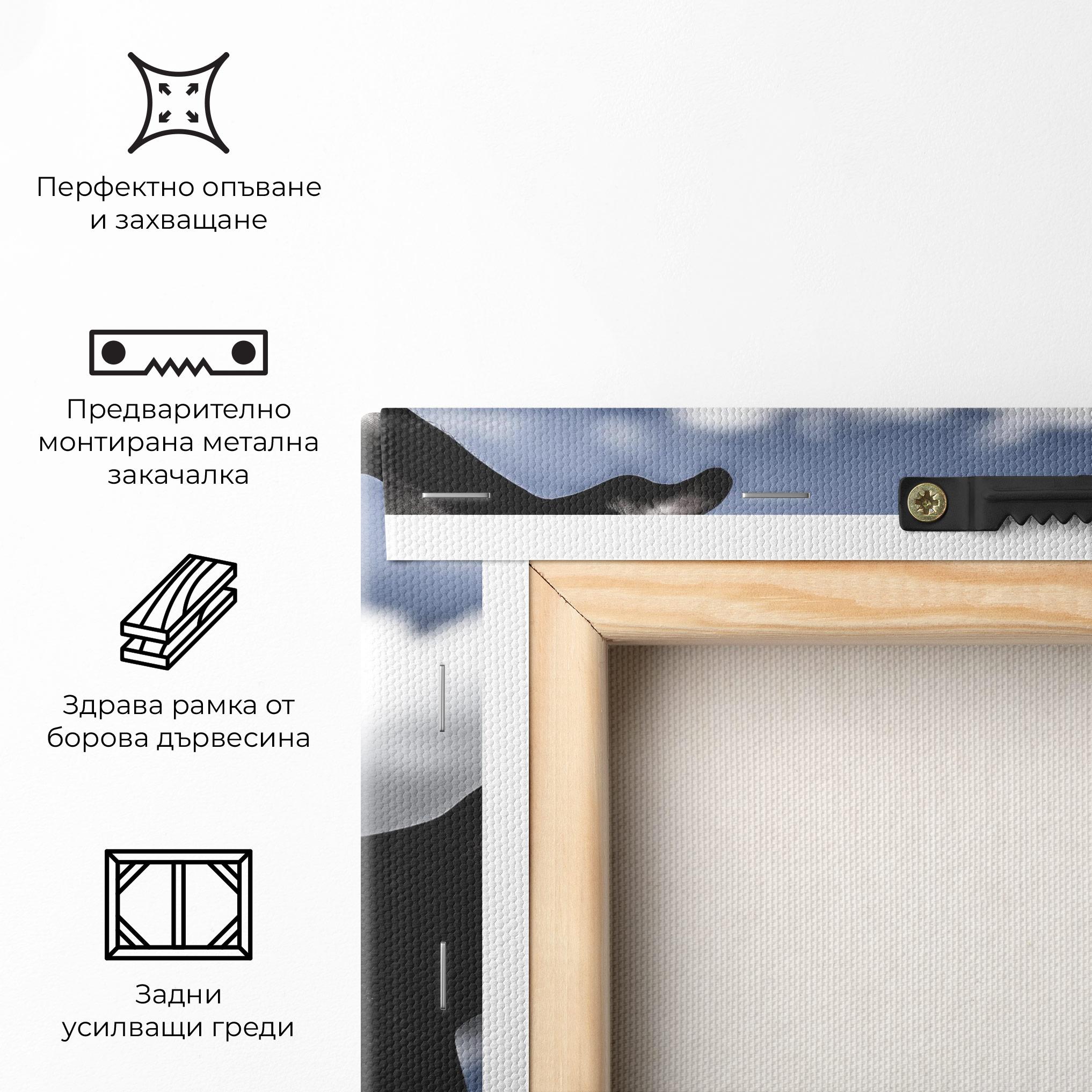 Картина на платно African Blue Sky mockup 5