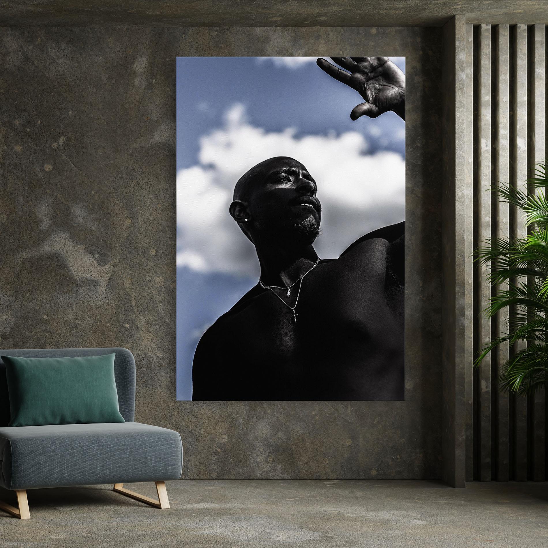 Картина на платно African Blue Sky mockup 7