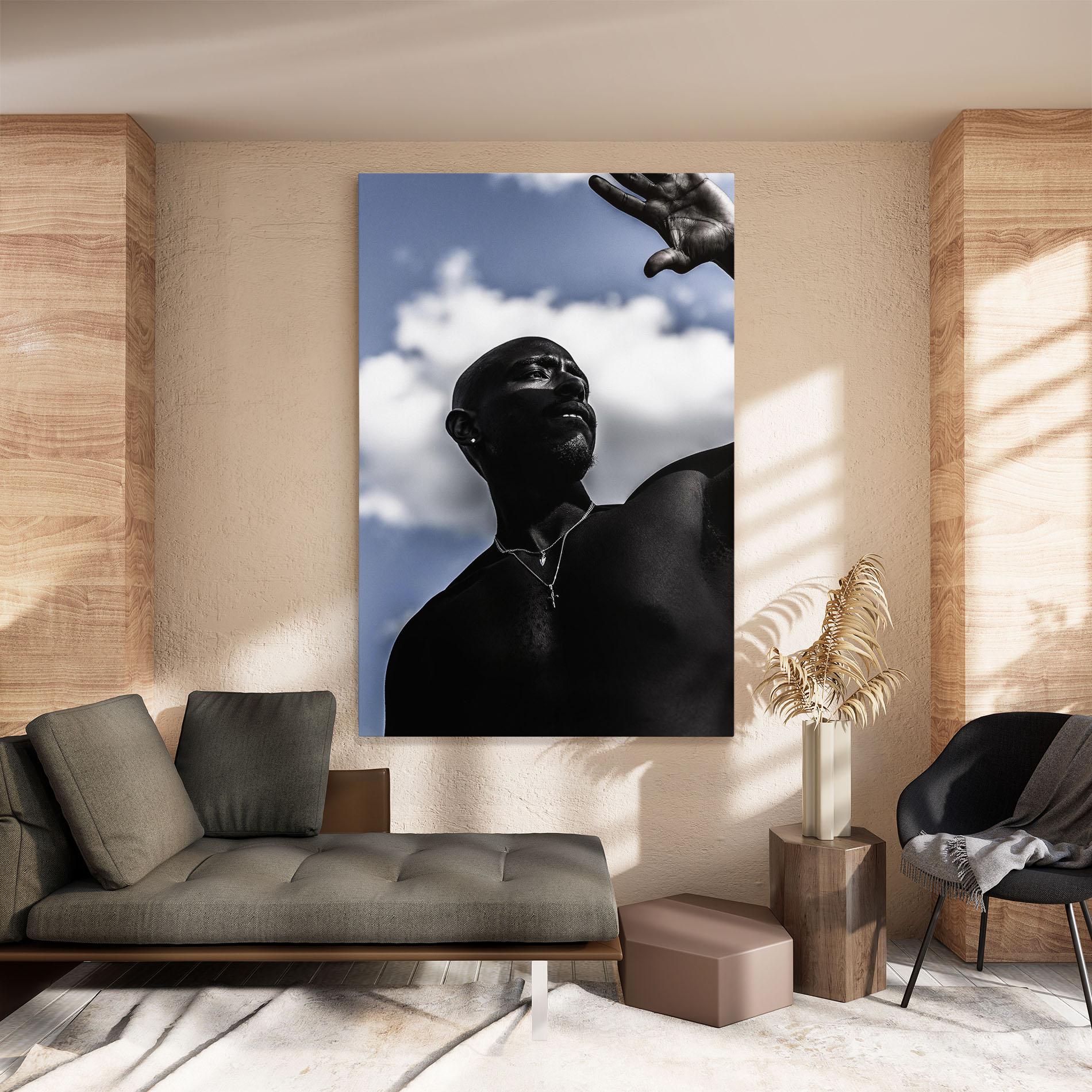 Картина на платно African Blue Sky mockup 8