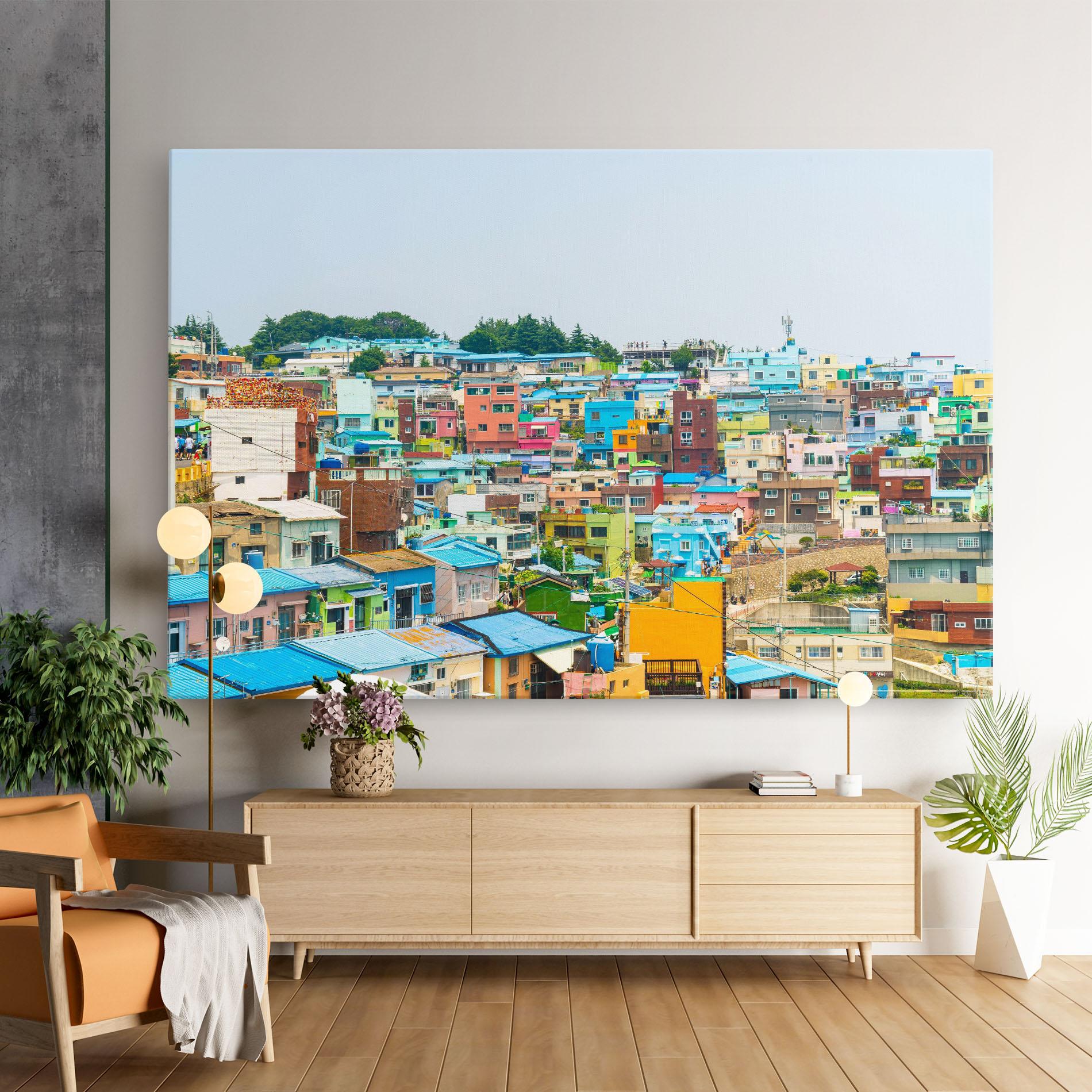 Картина на платно Gamcheon Culture mockup 9