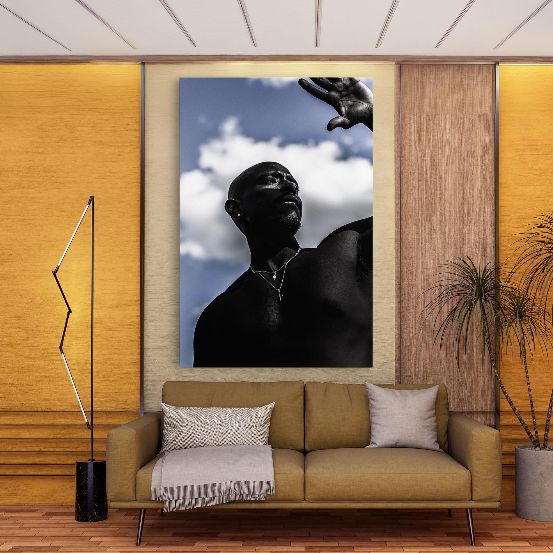 Картина на платно African Blue Sky mockup 9