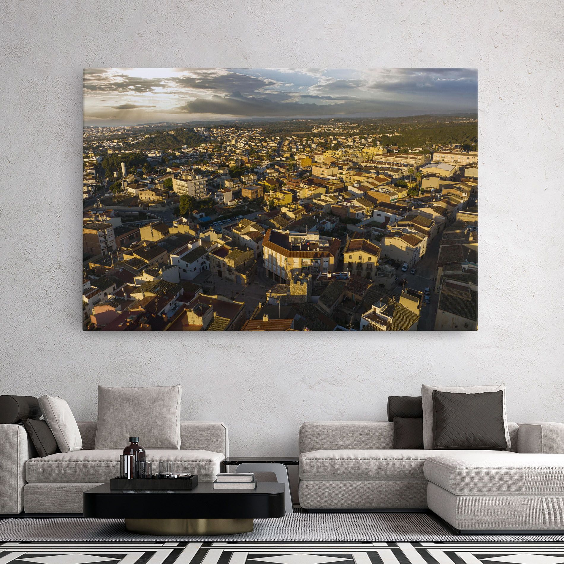 Streets Town Sunrise mockup 2