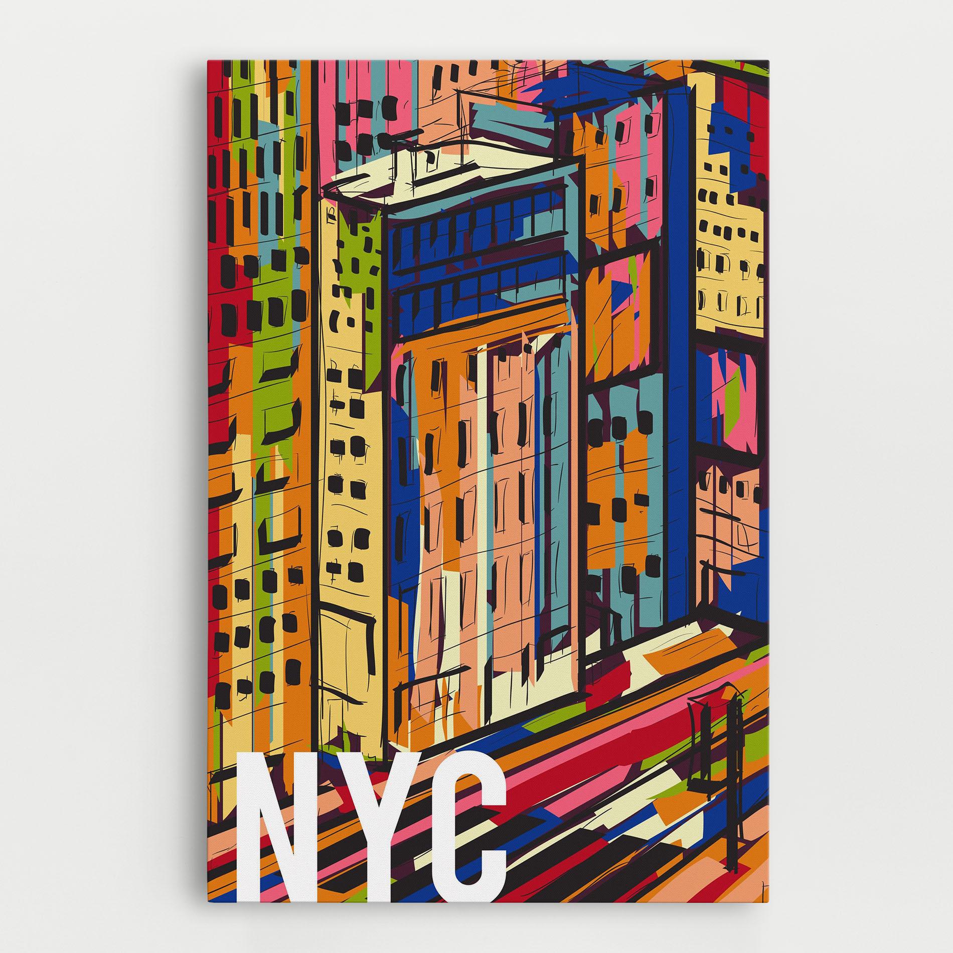 Картина на платно New York City Art mockup 0