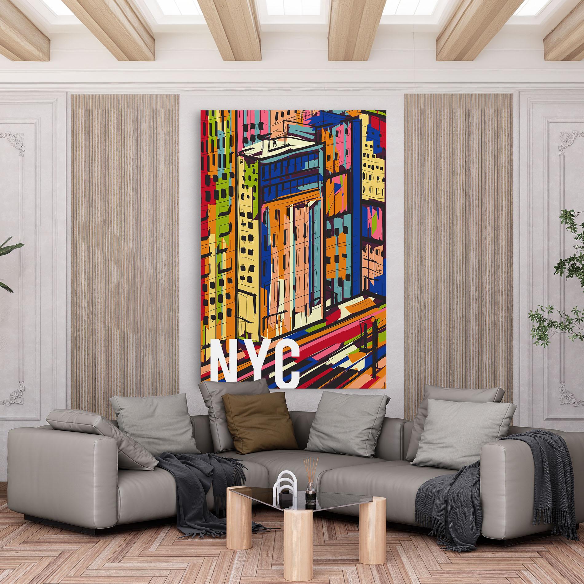 Картина на платно New York City Art mockup 6