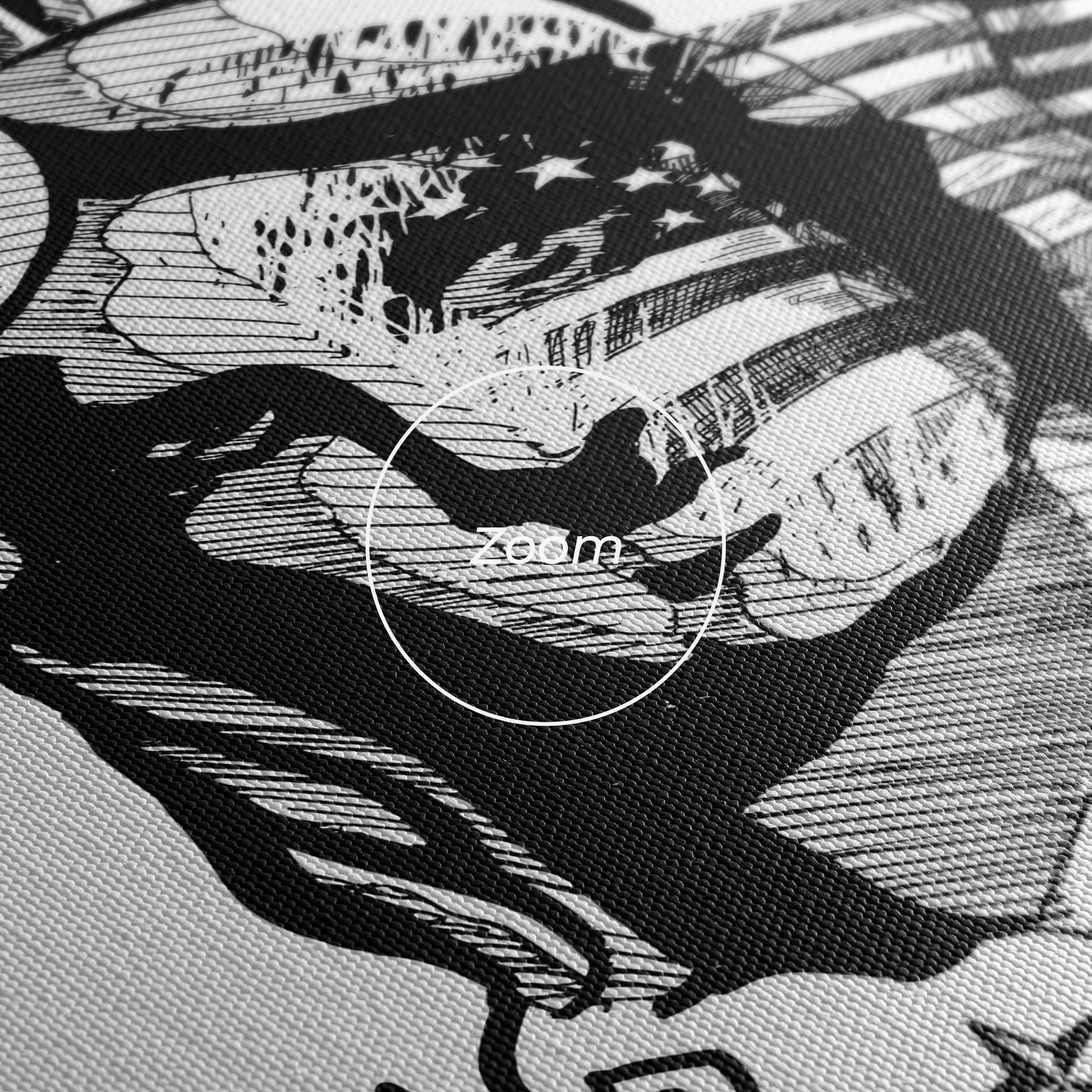 Картина на платно Head Of Liberty Statue mockup 3