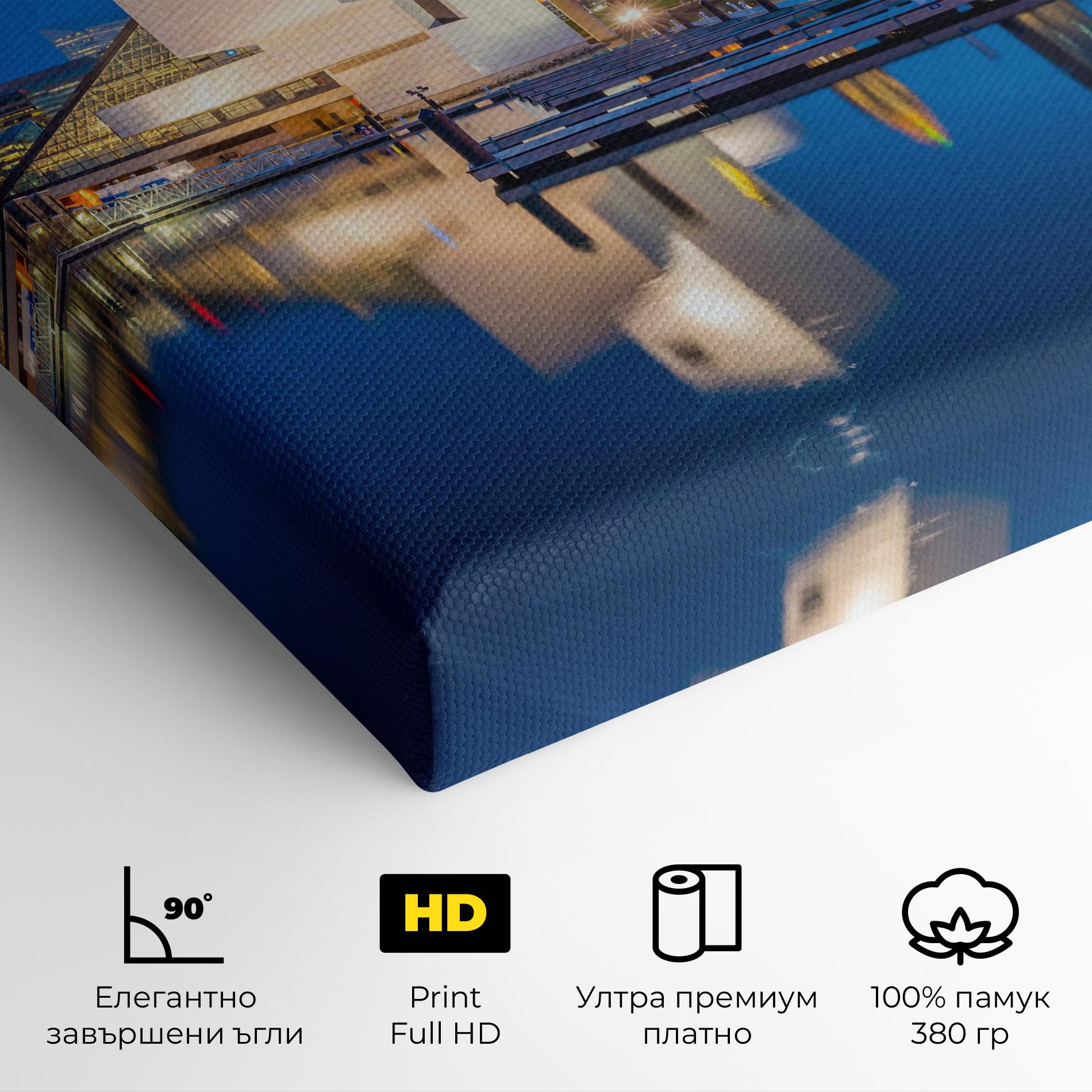 Картина на платно Lakefront Ohio Usa mockup 4