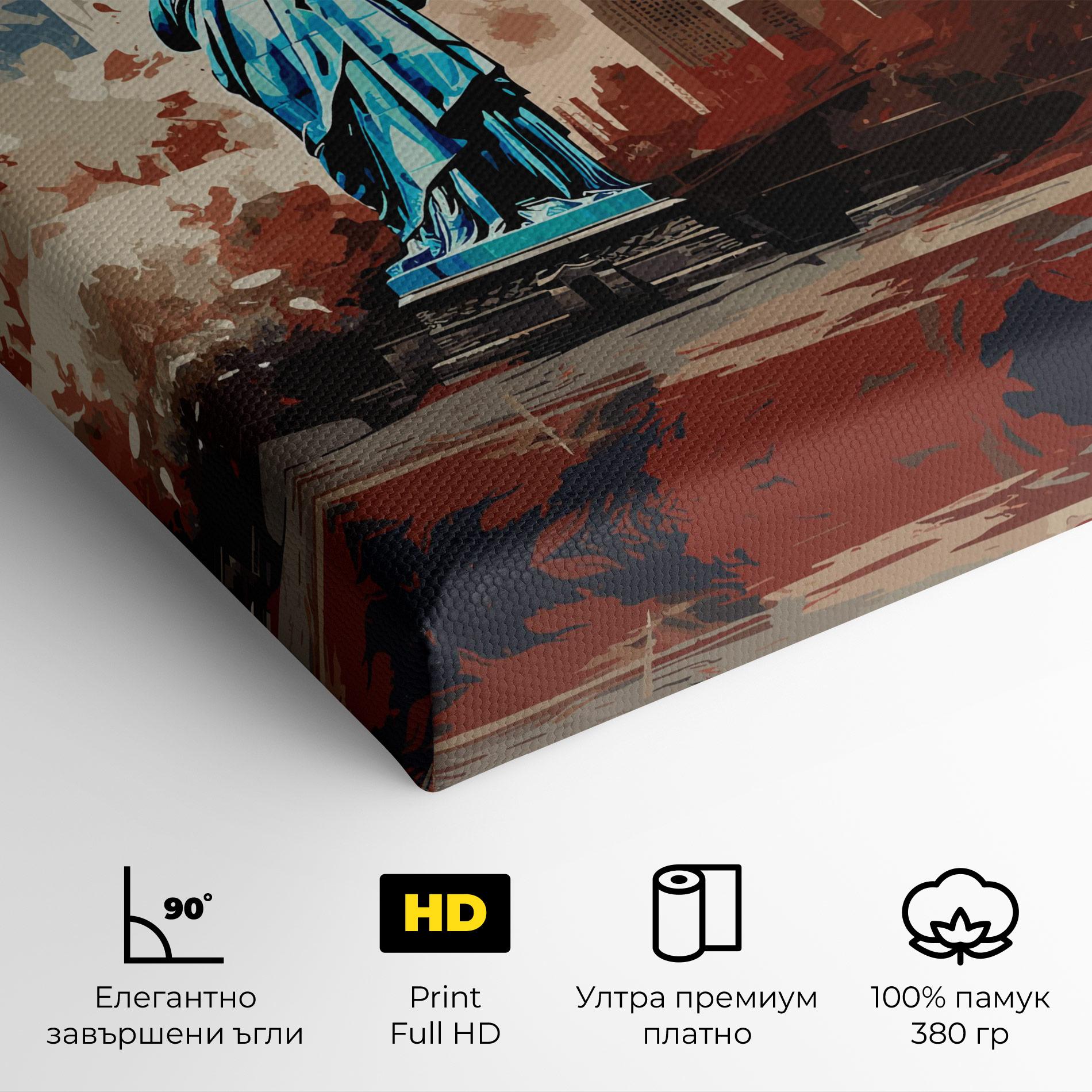 Картина на платно Patriotism Cultural Art mockup 4