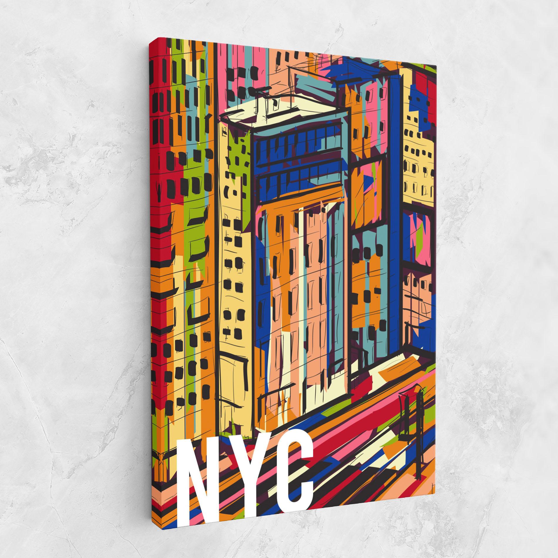 Картина на платно New York City Art mockup 1