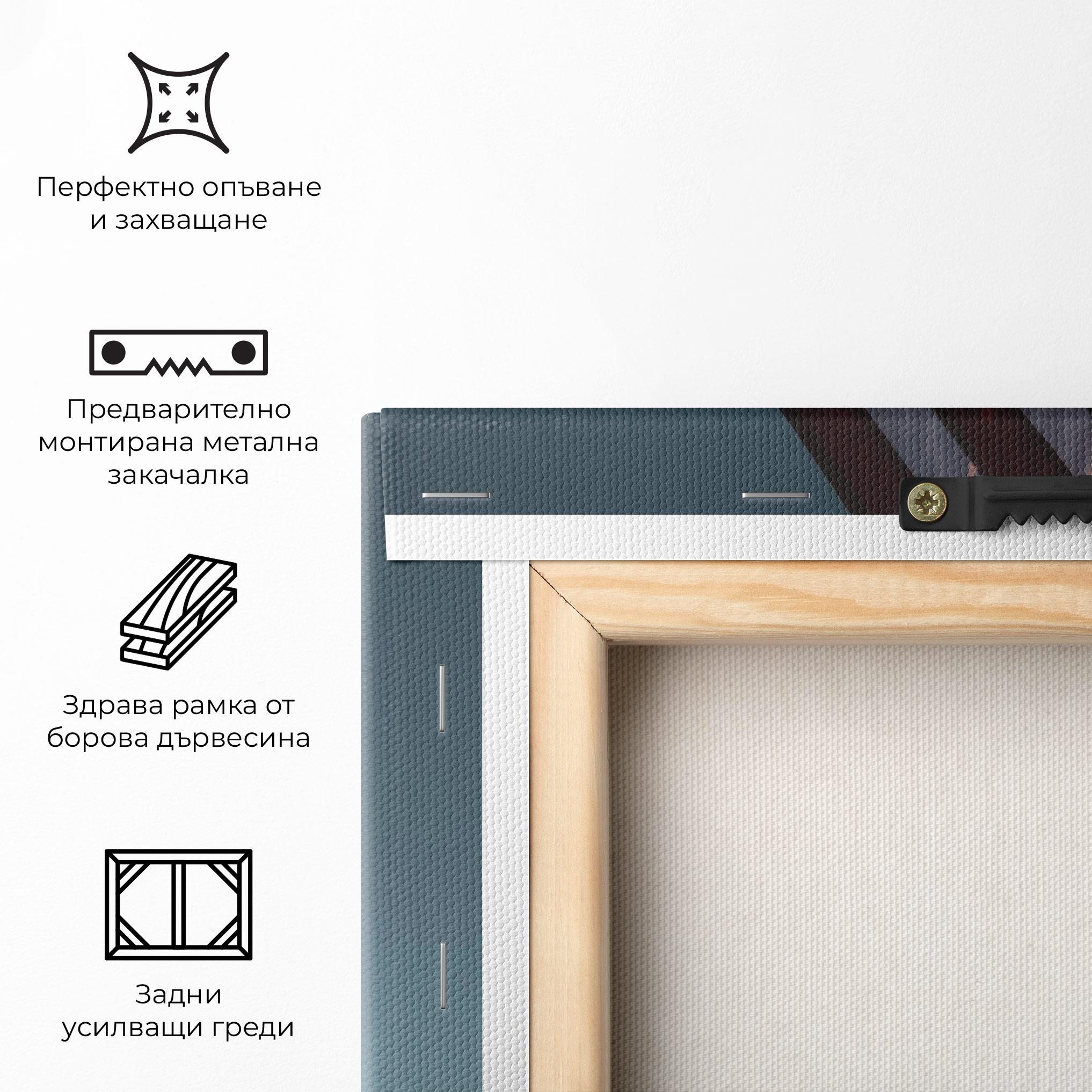 Картина на платно Usa Flag mockup 5