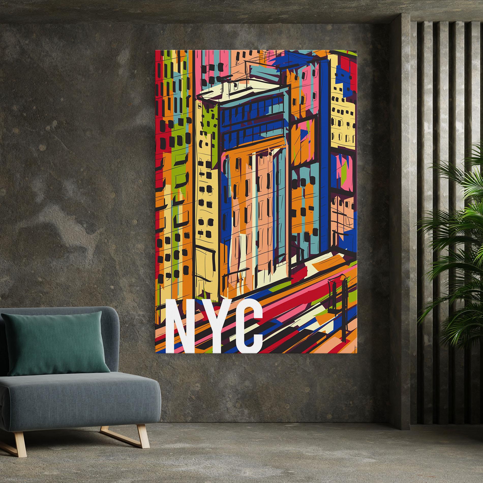 Картина на платно New York City Art mockup 7