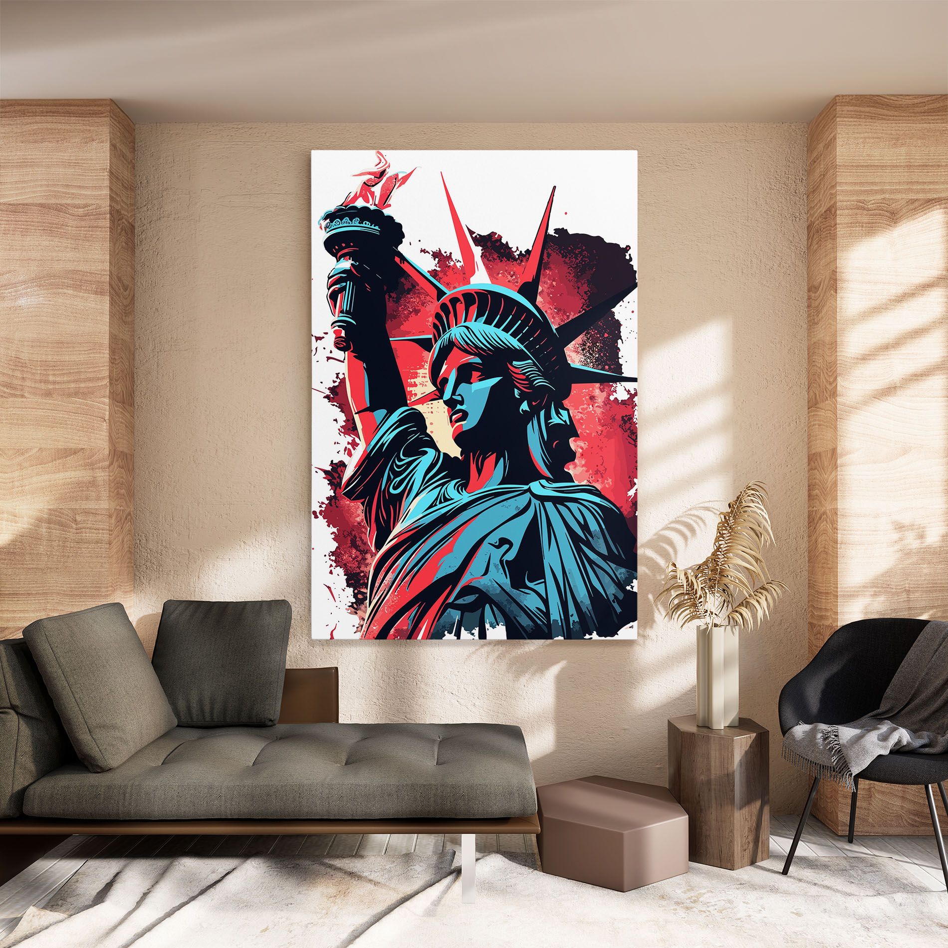Liberty Statue Art mockup 8