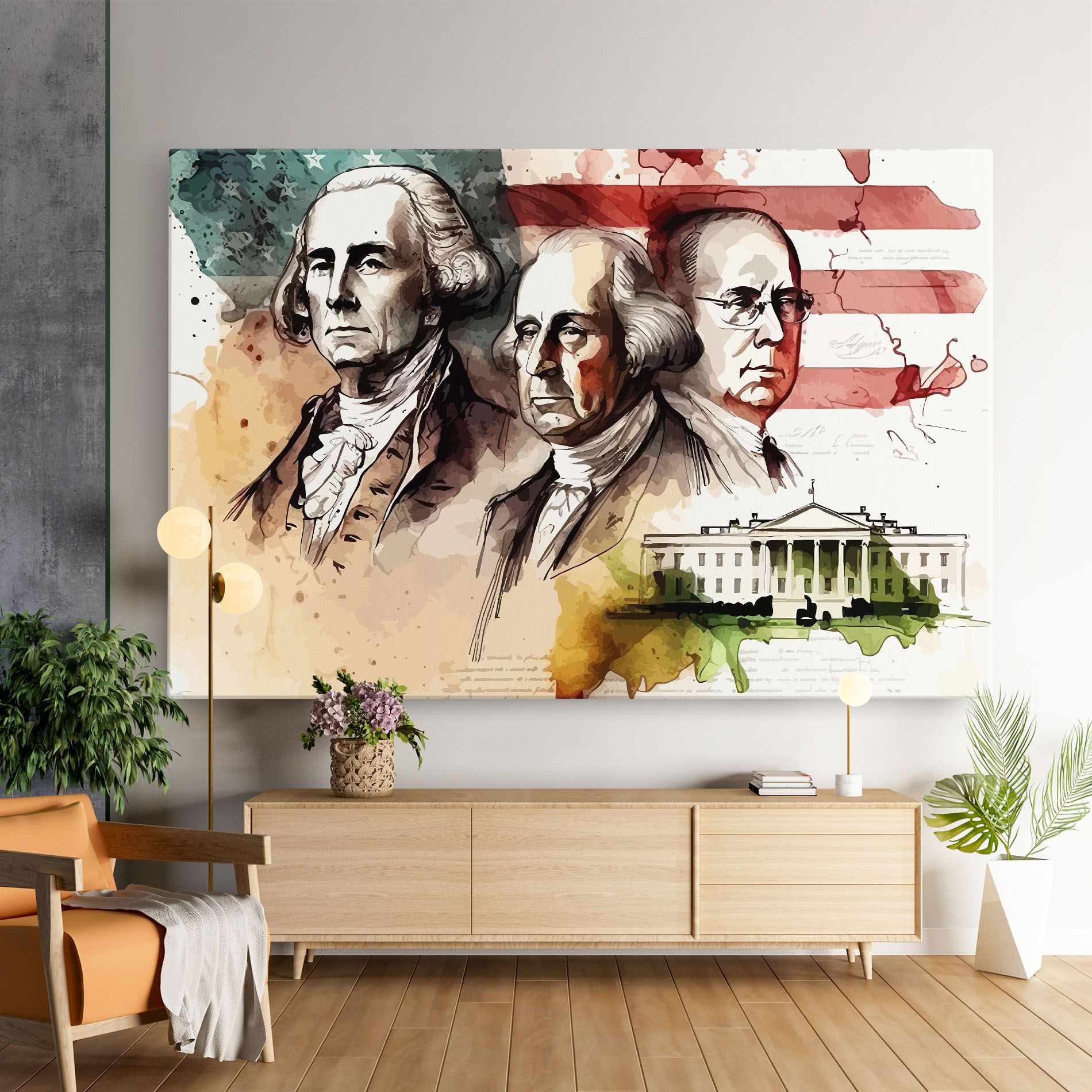American Art Flag mockup 9