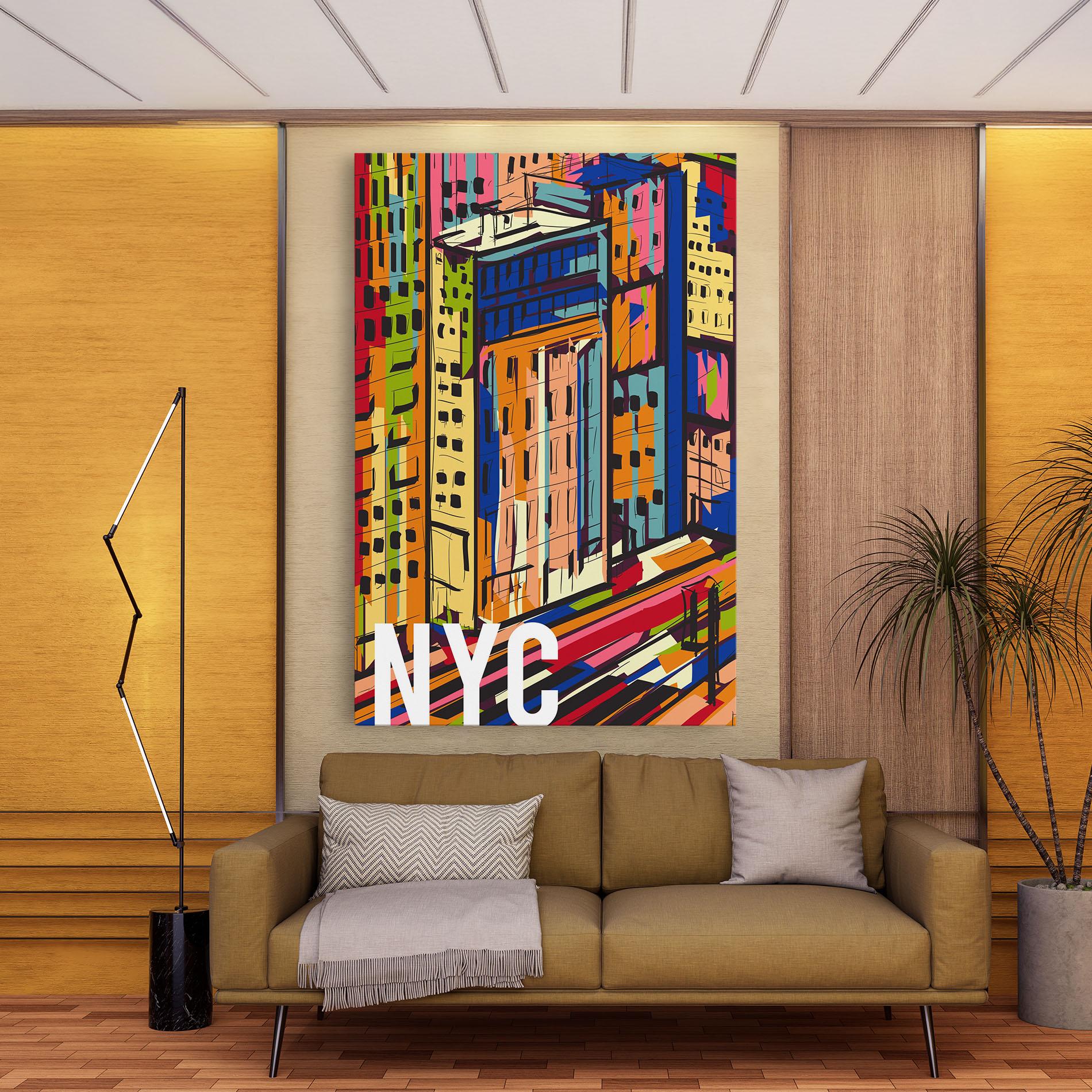 Картина на платно New York City Art mockup 9