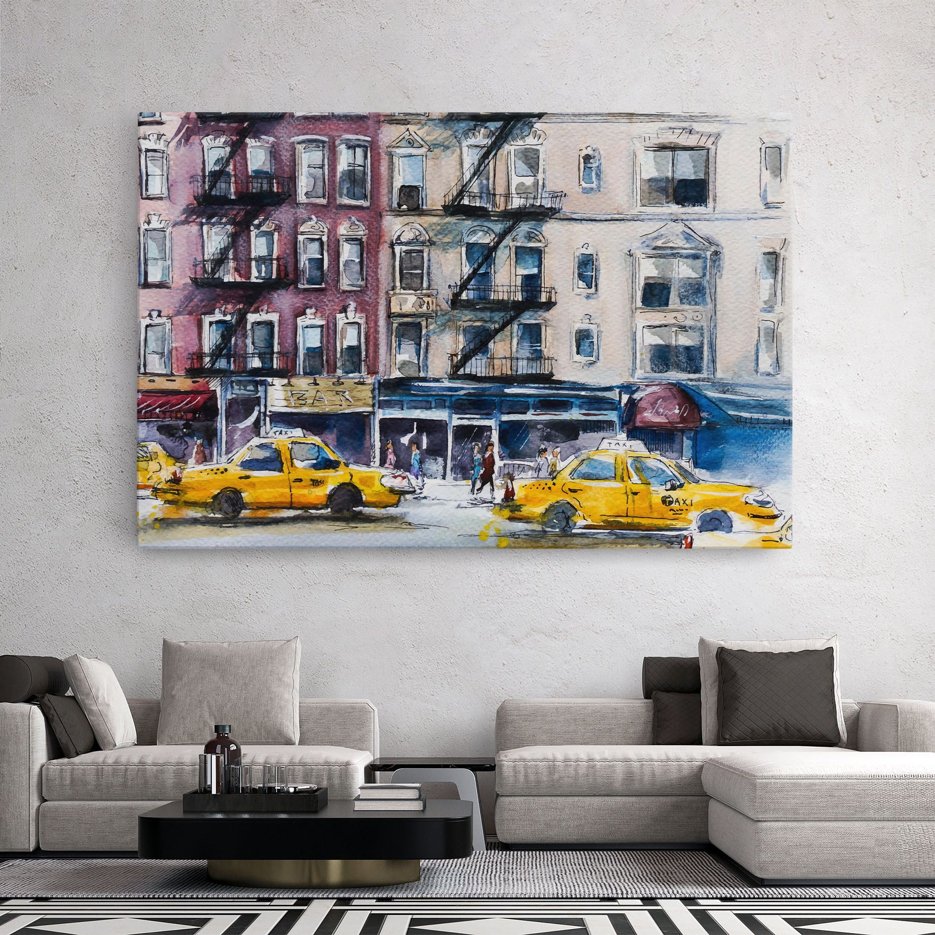 Newyork Taxi mockup 2