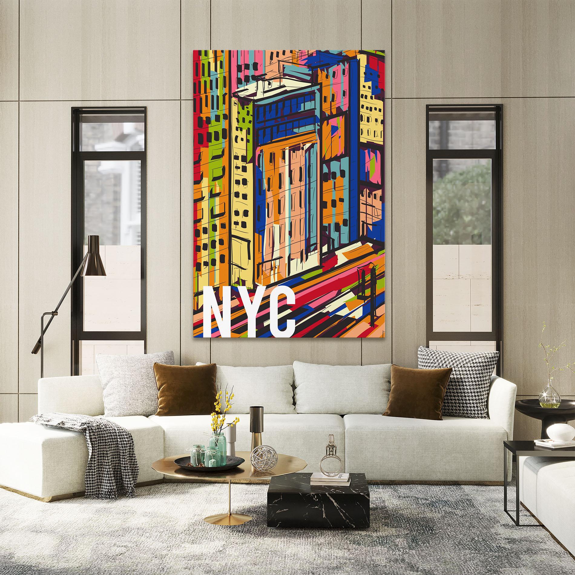 Картина на платно New York City Art mockup 2