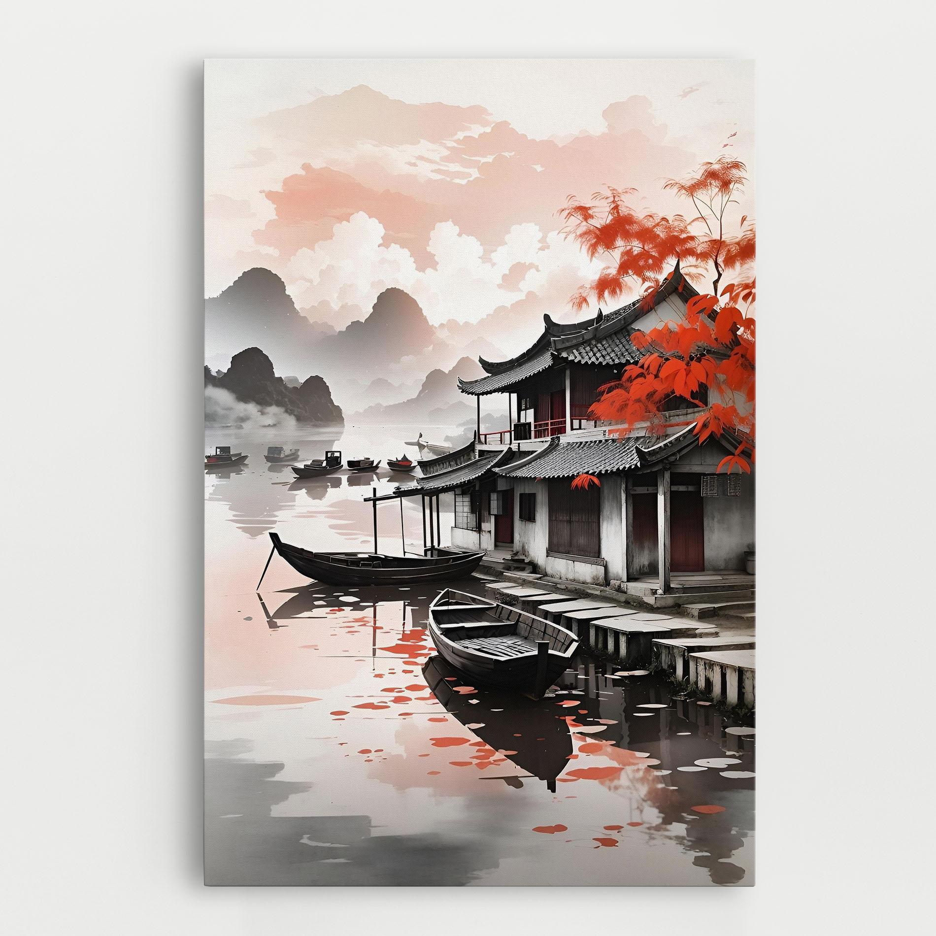 Картина на платно Architecture Reflections mockup 0