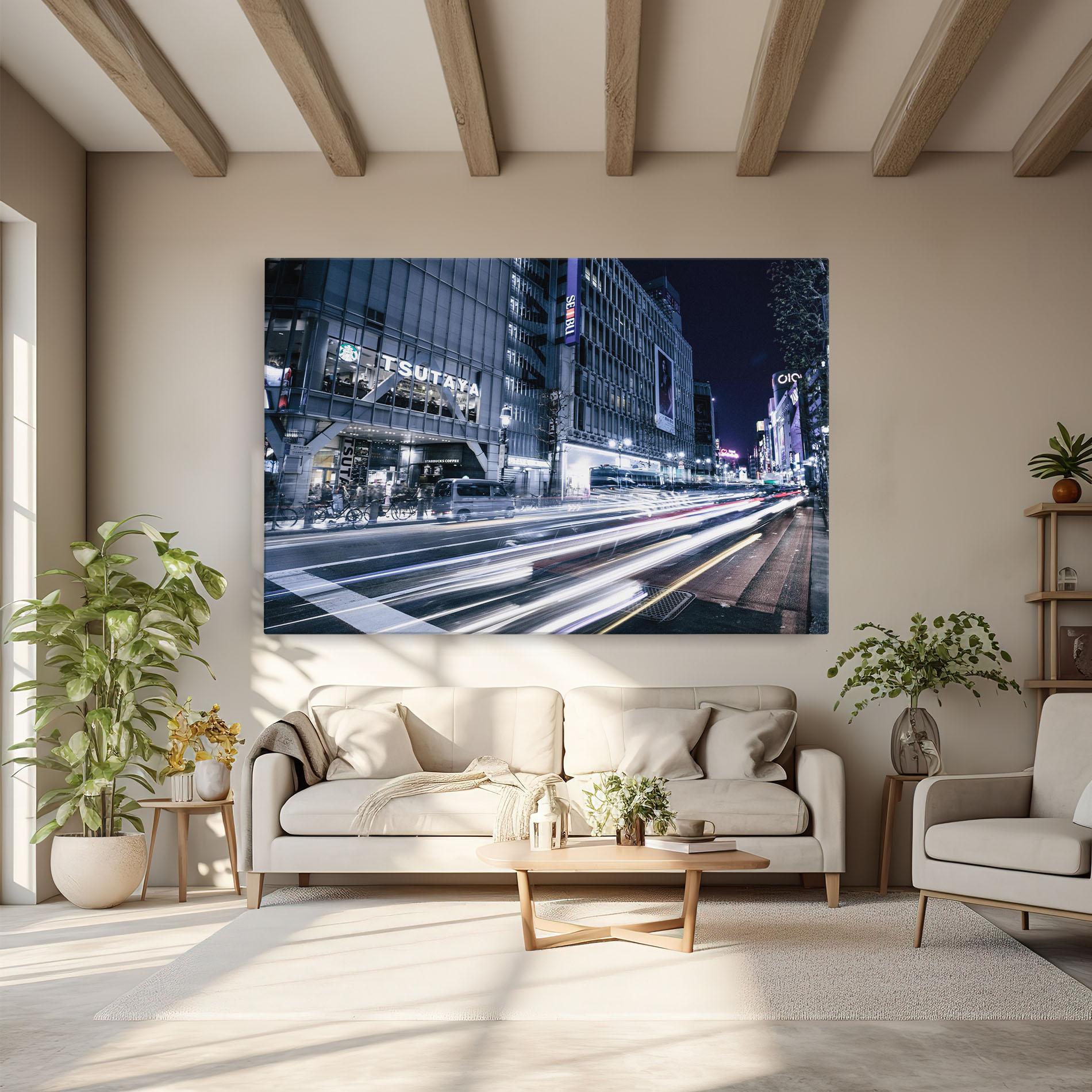 Картина на платно Road Traffic mockup 6