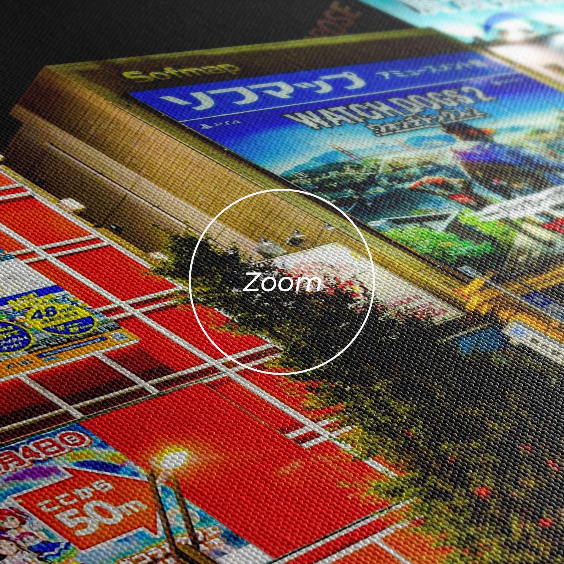 Картина на платно Akihabara Night mockup 3