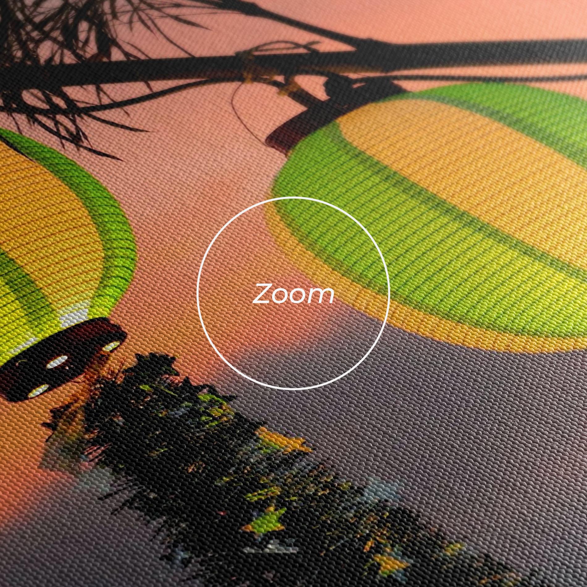 Картина на платно Green Lights mockup 3