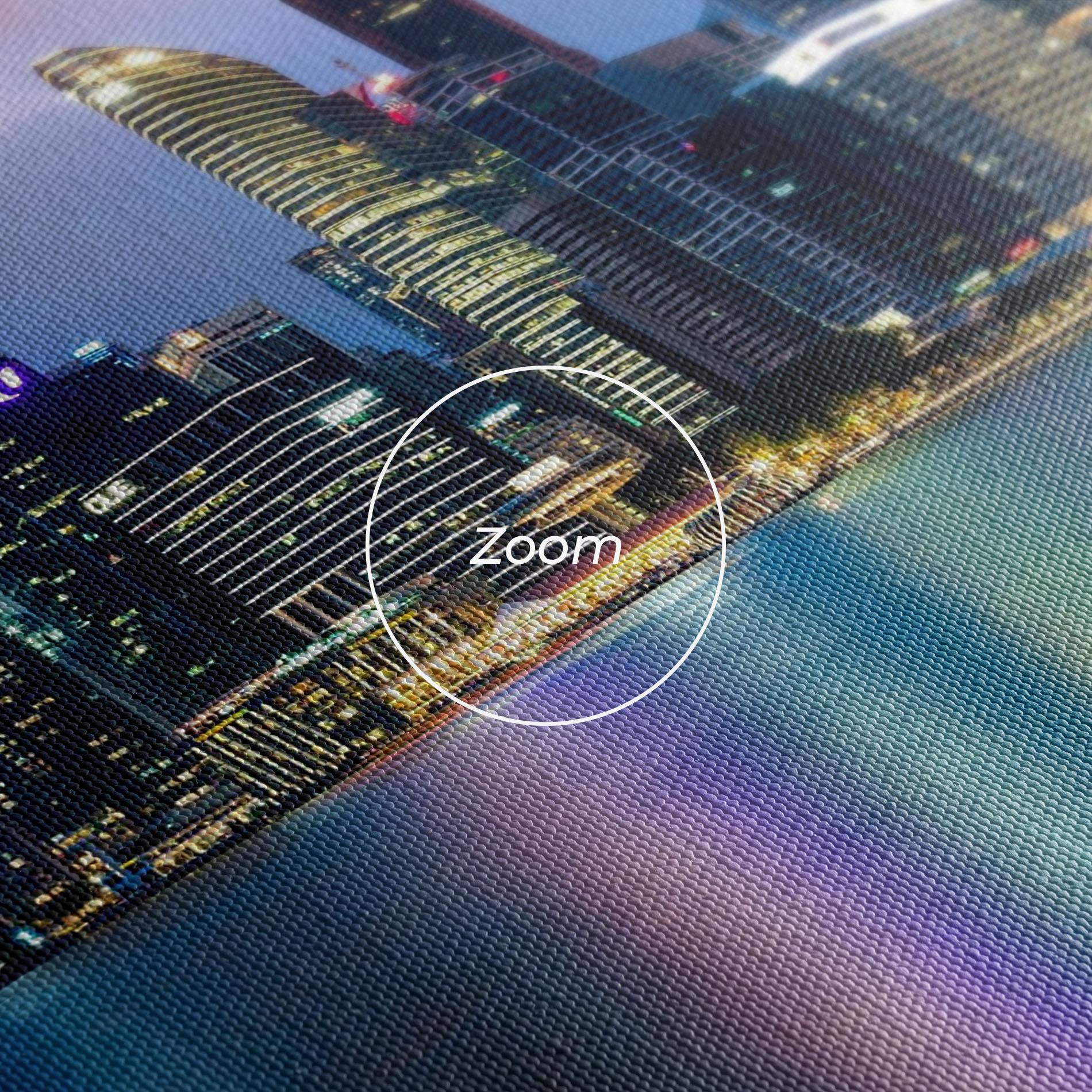 Картина на платно Hong Kong Skyline mockup 3