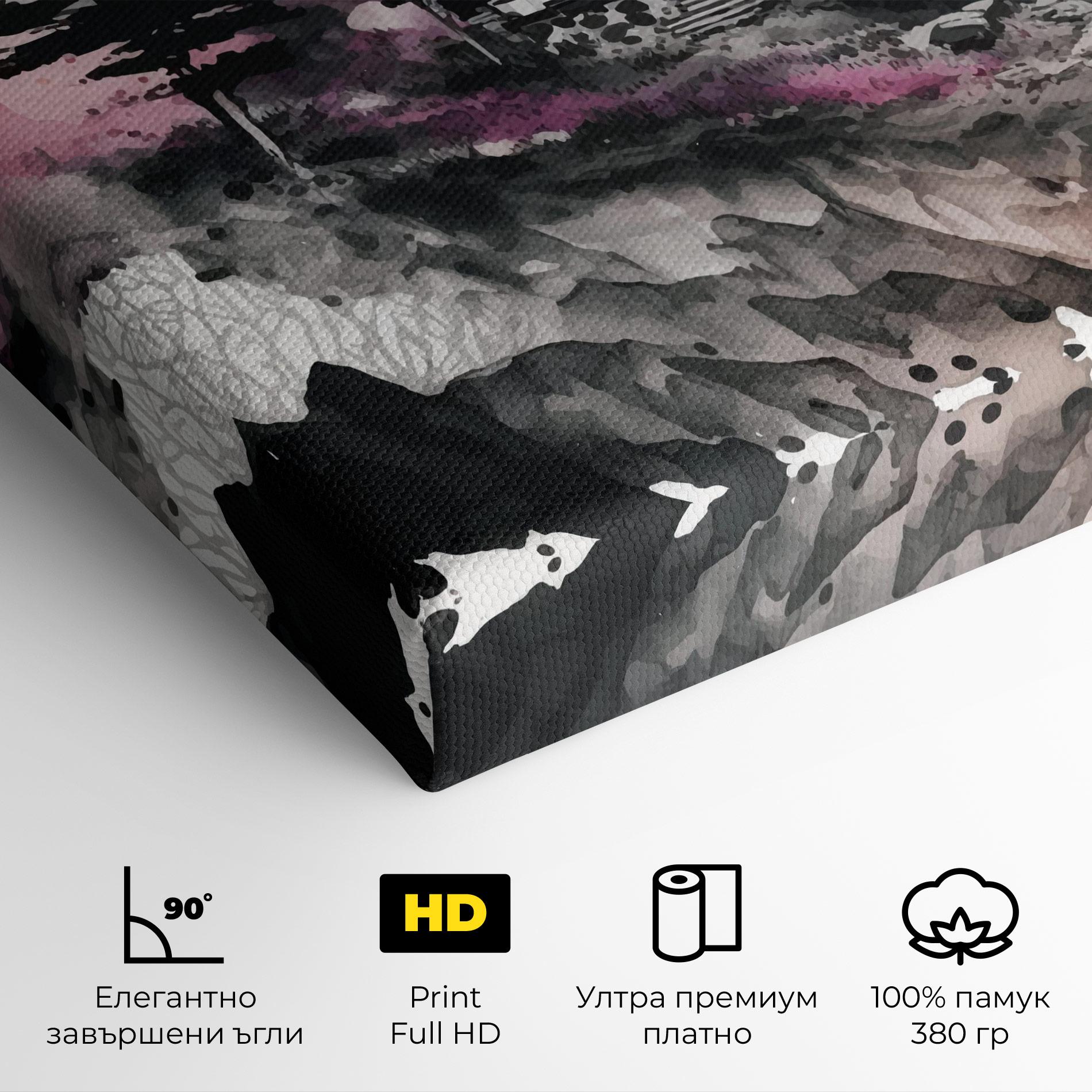 Картина на платно Japanese Temple Art mockup 4