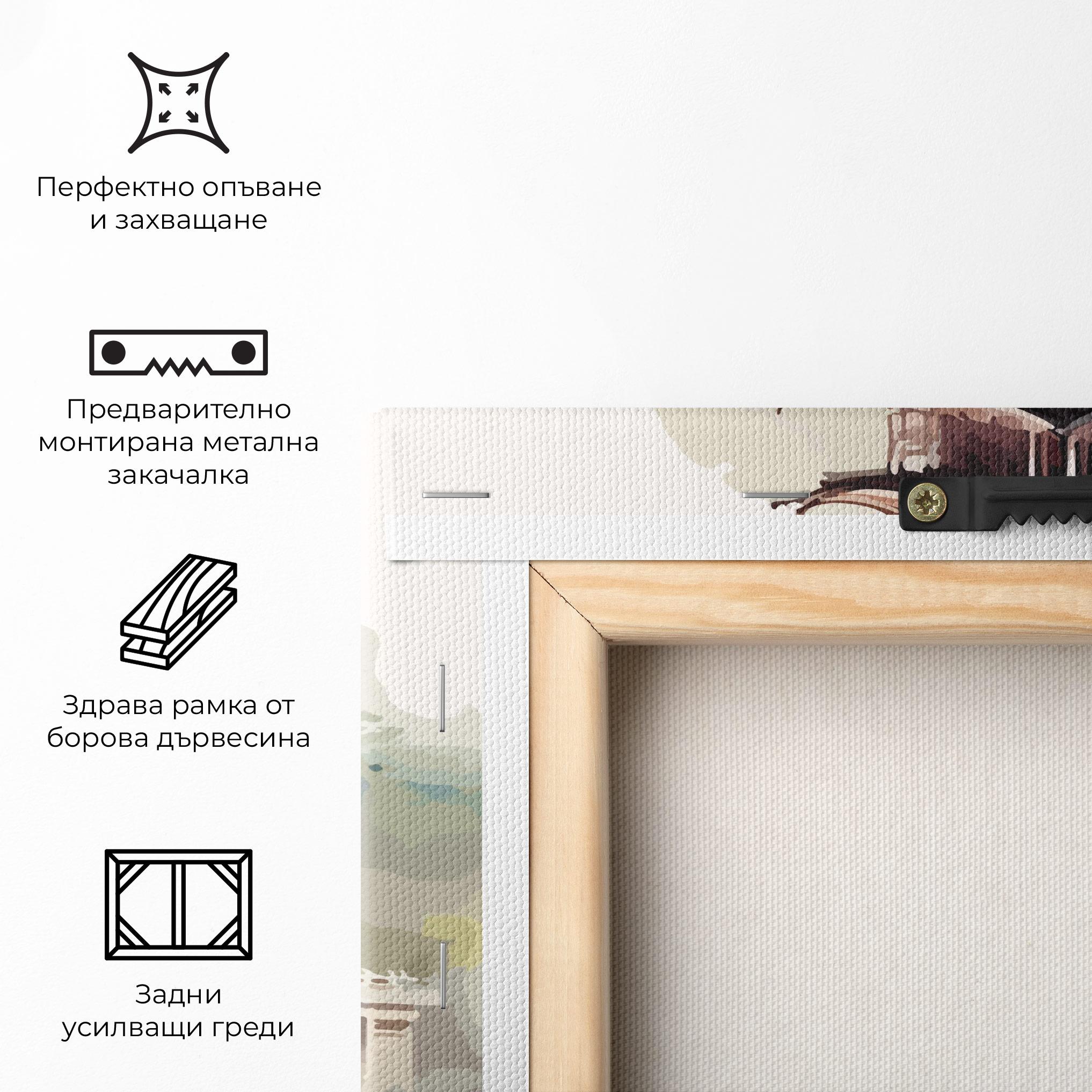 Картина на платно Temple Painting mockup 5