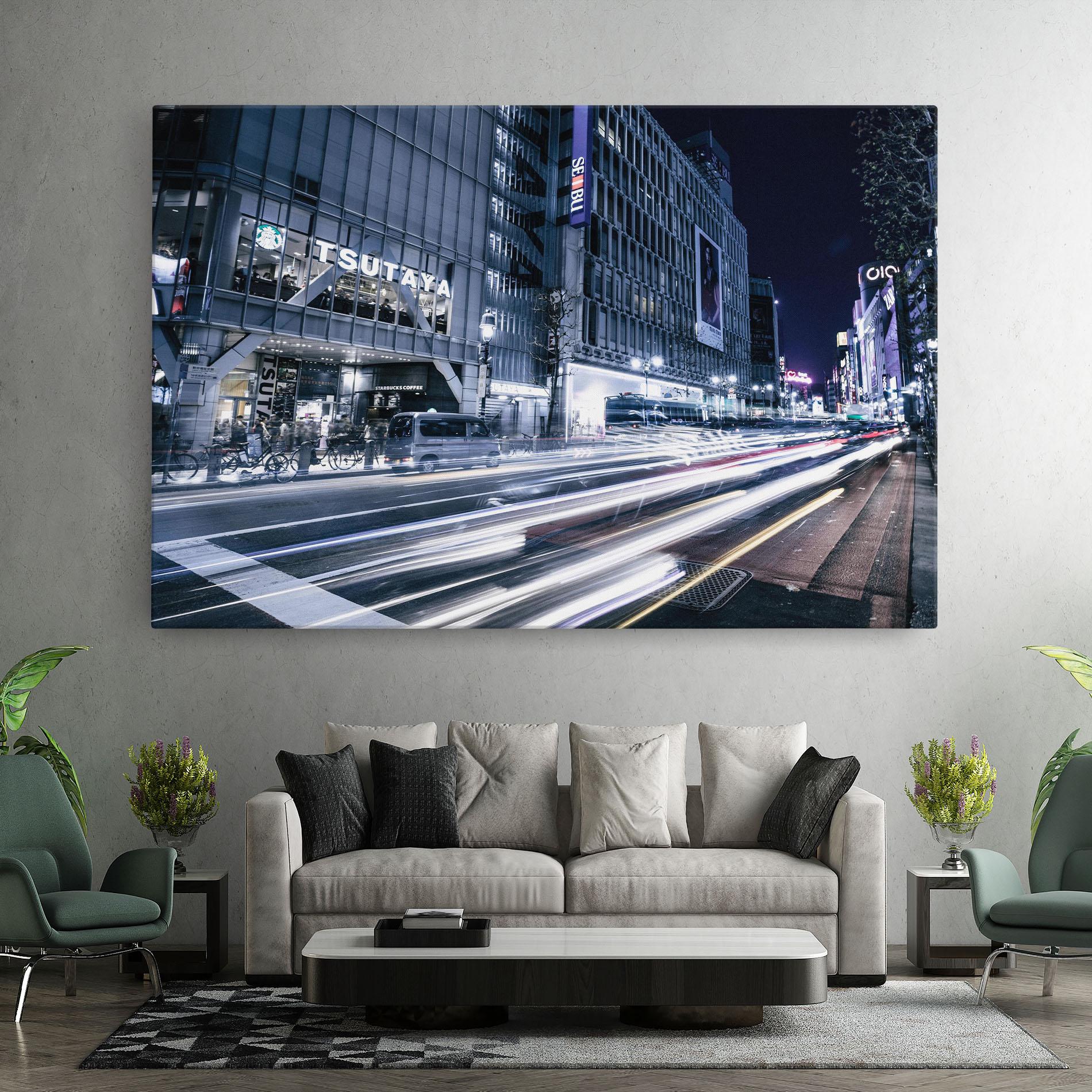 Картина на платно Road Traffic mockup 7